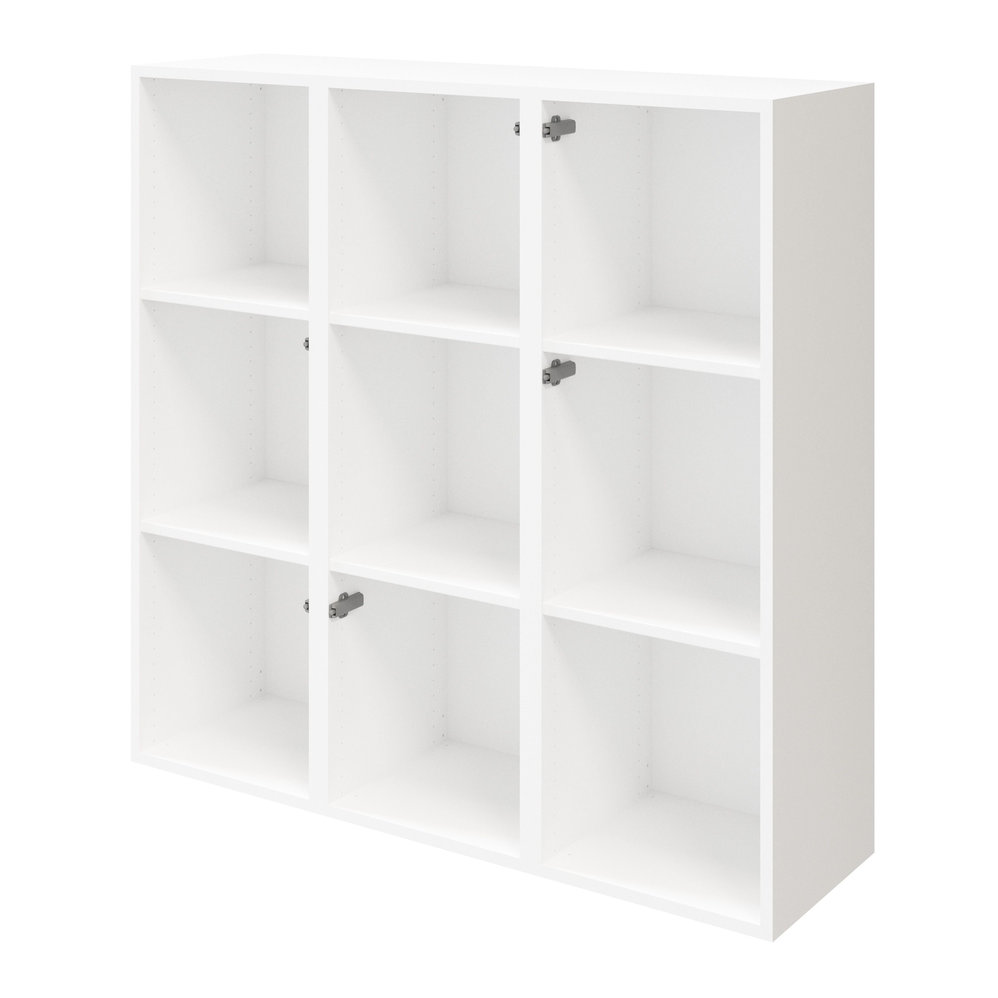 GoodHome Atomia Freestanding White Small Bookcases, shelving units & display cabinets (H)1125mm