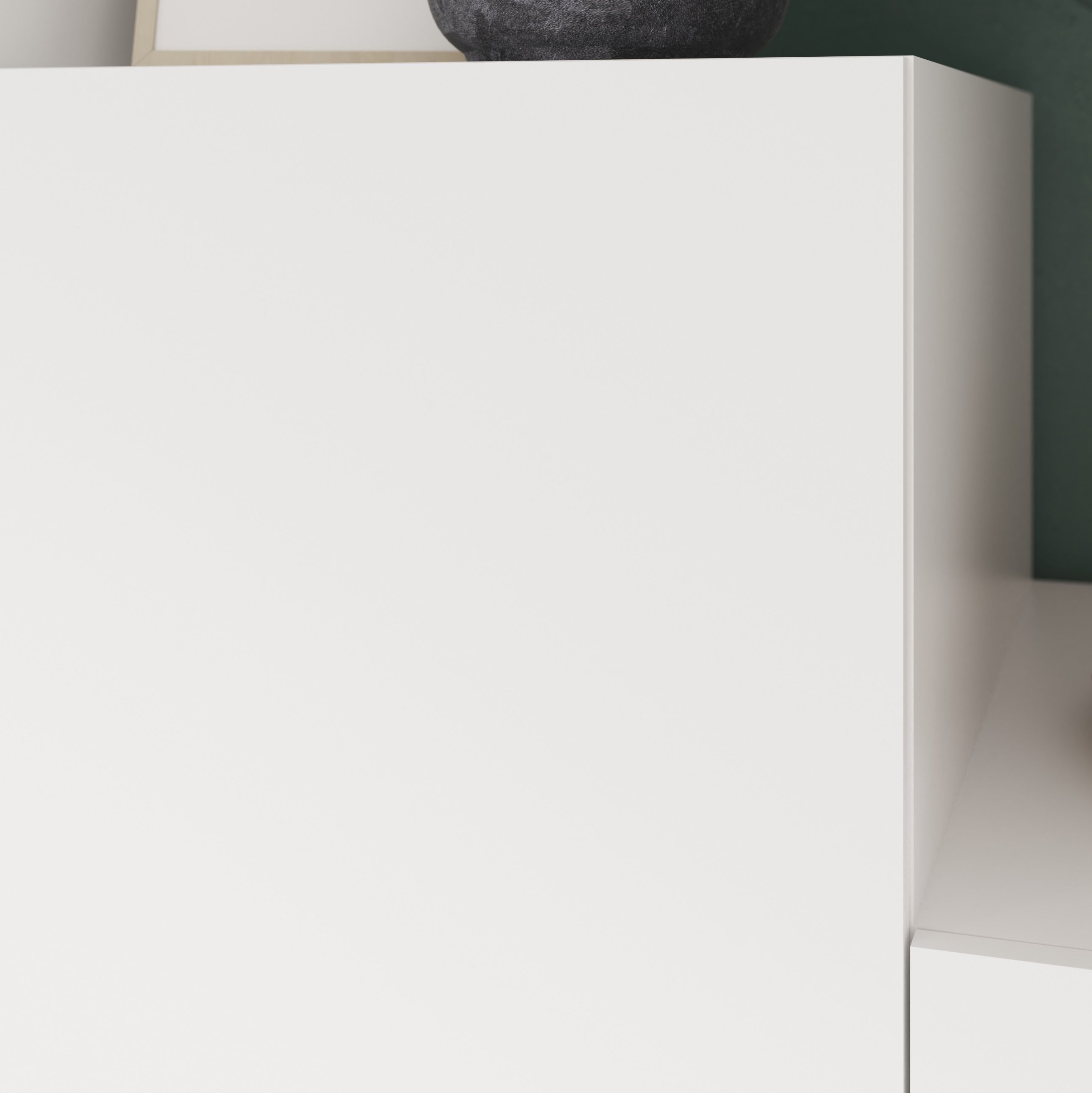 GoodHome Atomia Freestanding White Small Bookcases, shelving units & display cabinets (H)1125mm