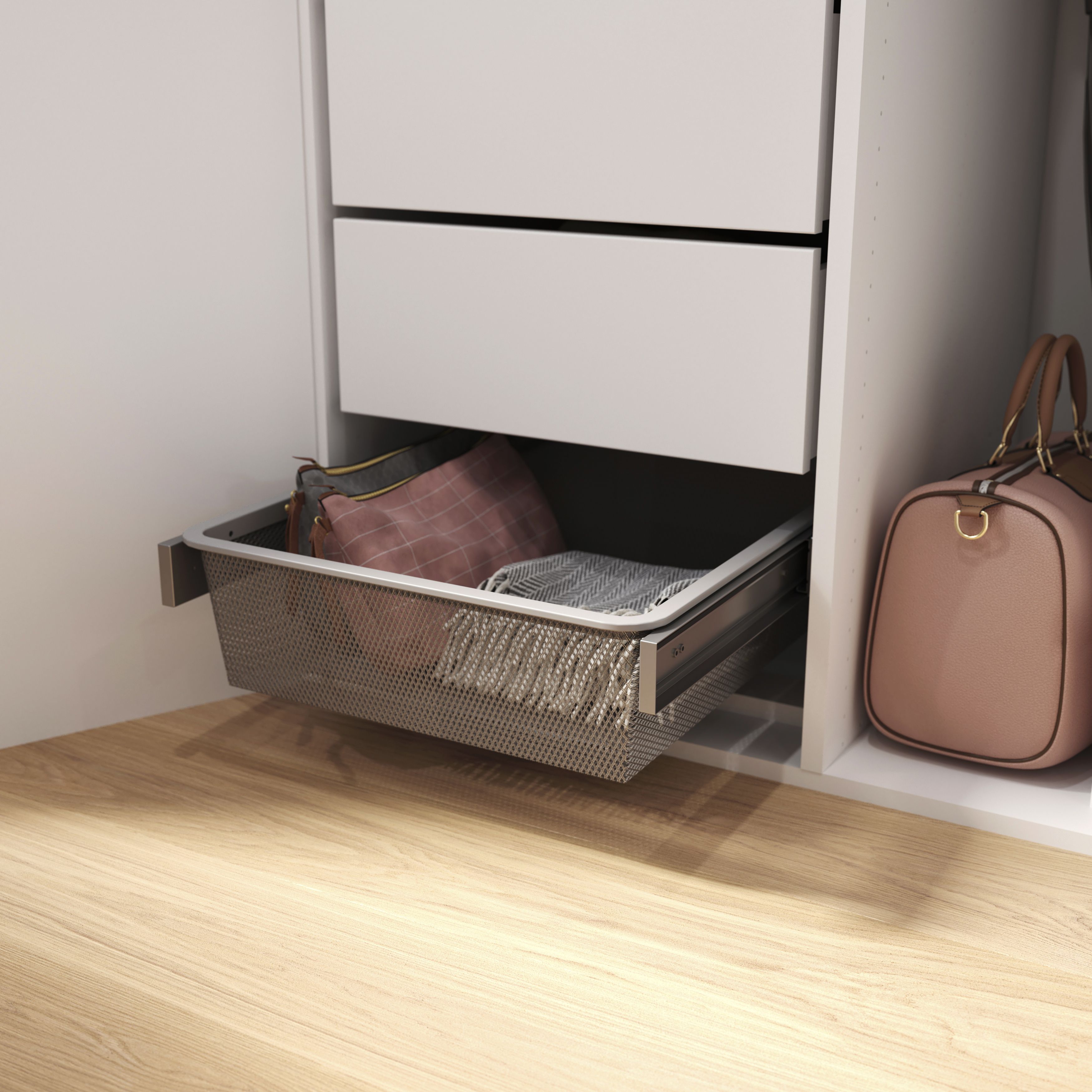 GoodHome Atomia Full extension Pull-out basket (W)464mm (D)510mm