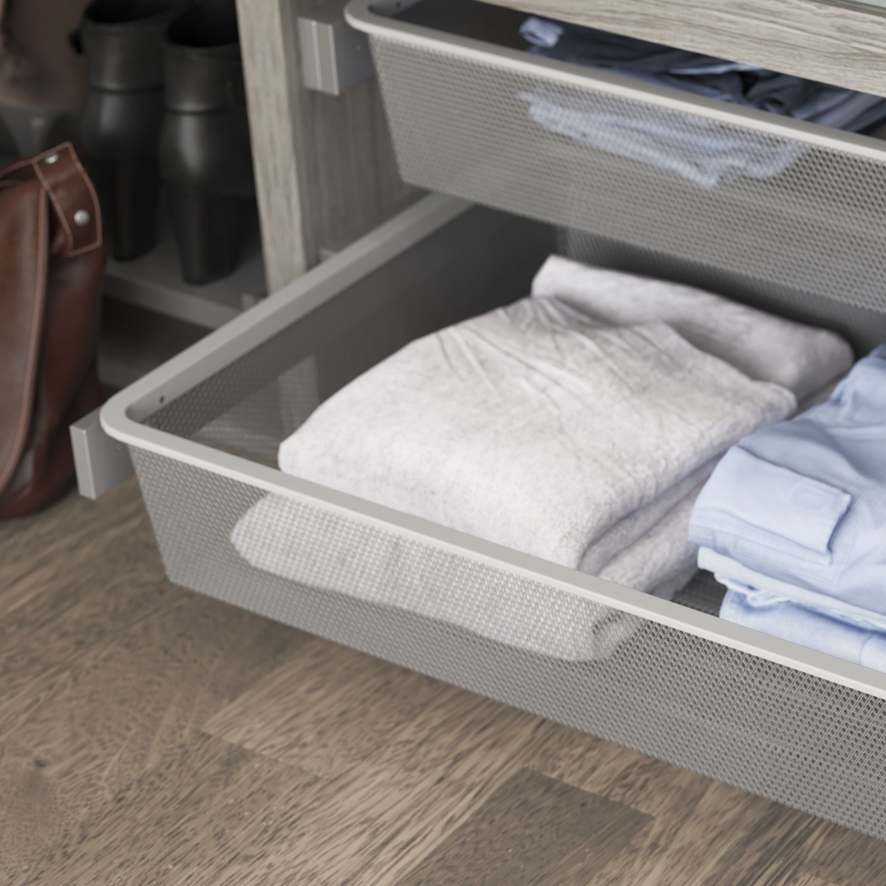 GoodHome Atomia Full extension Pull-out basket (W)510mm (D)510mm