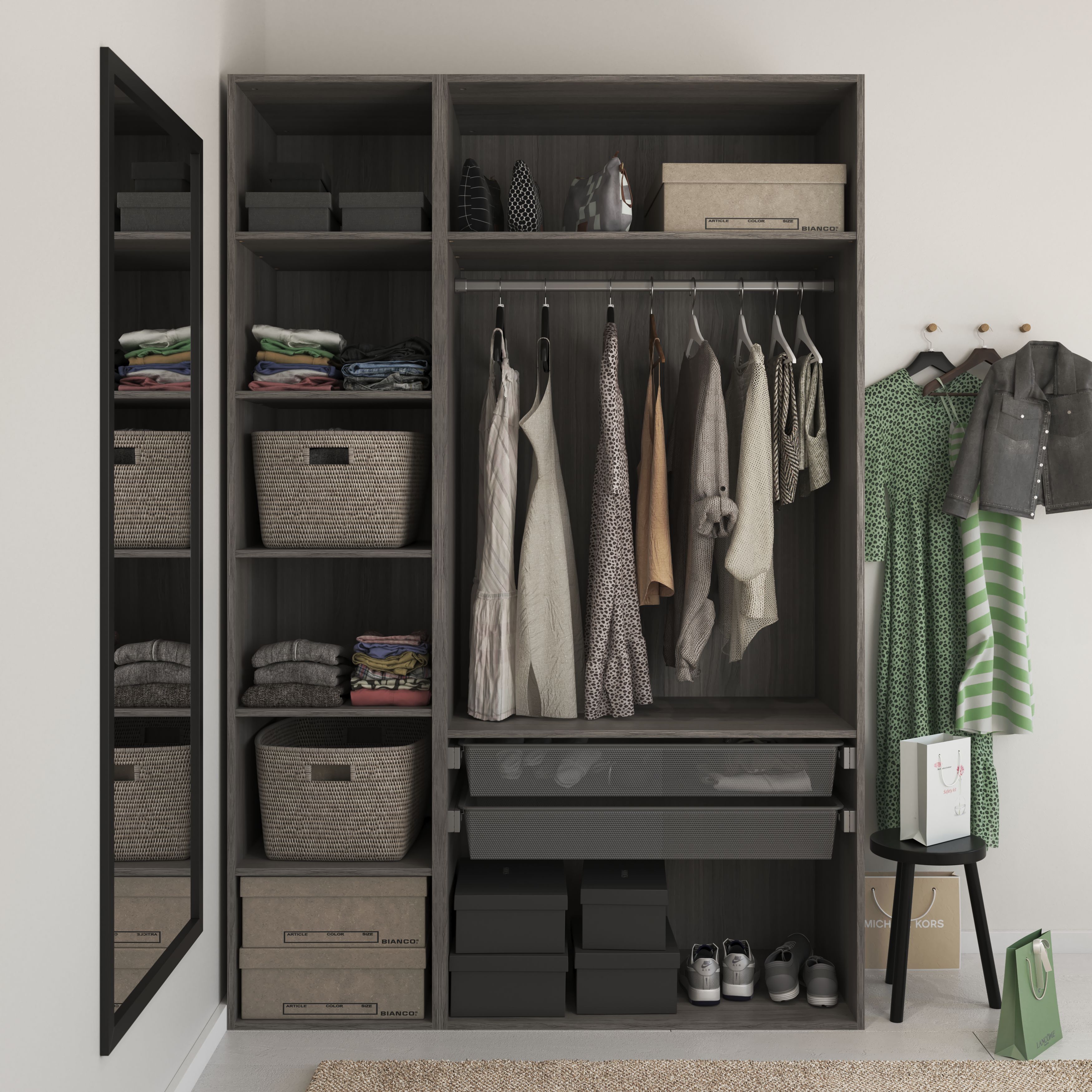 GoodHome Atomia Full extension Pull-out basket (W)964mm (D)510mm