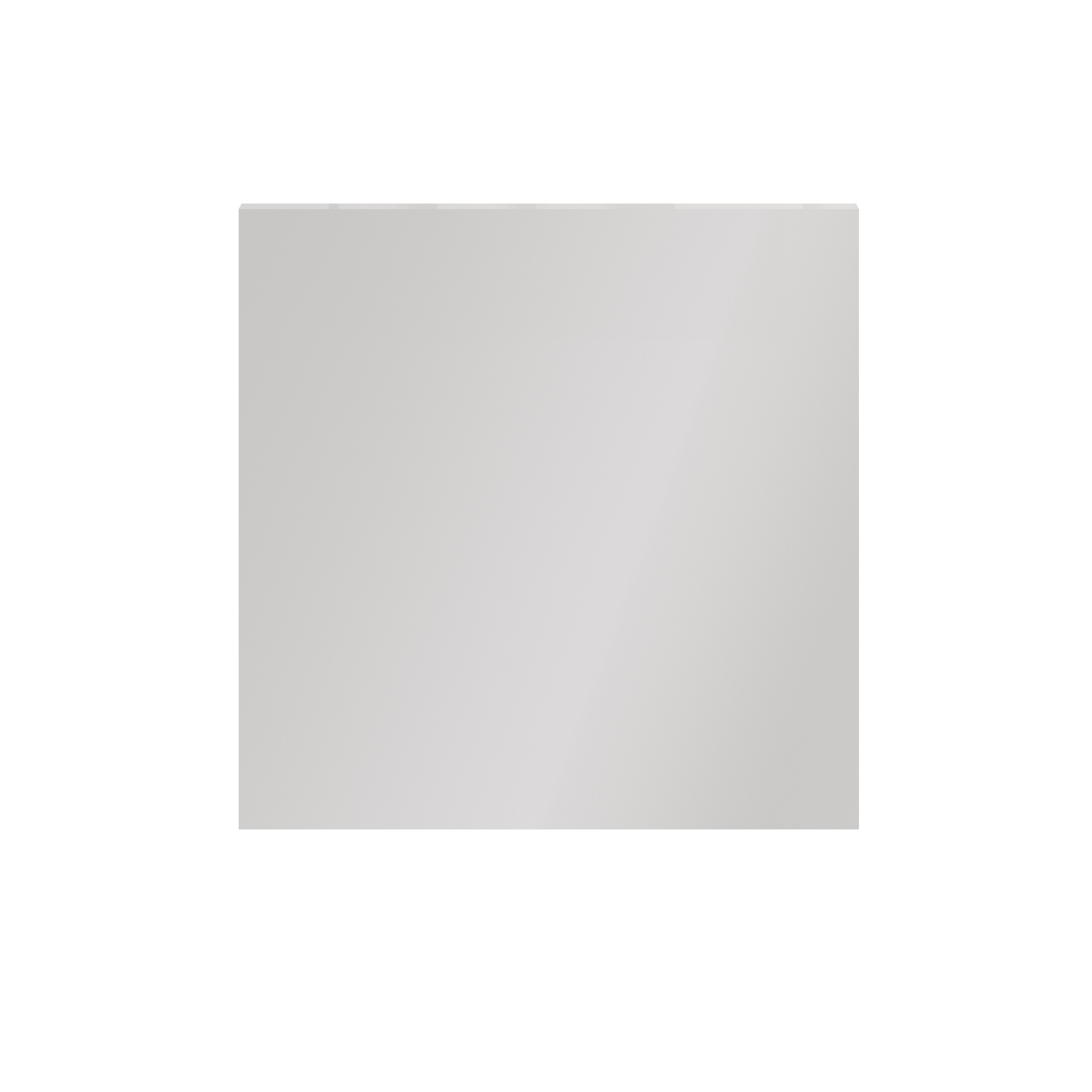 GoodHome Atomia Gloss White Non-mirrored Modular furniture door, (H) 372mm (W) 372mm