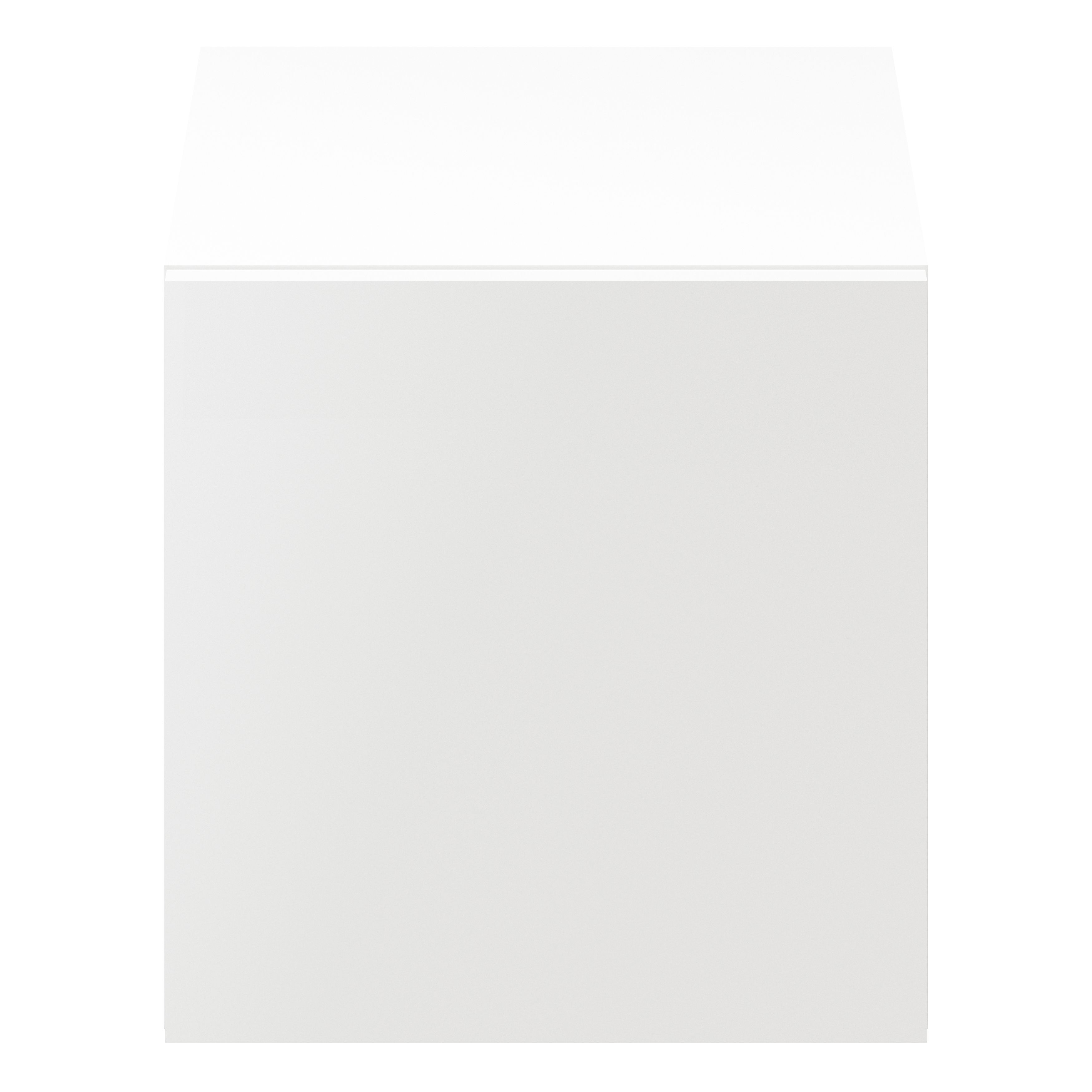 GoodHome Atomia Gloss White Non-mirrored Modular furniture door, (H) 372mm (W) 372mm