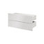 GoodHome Atomia Gloss white Slab External Drawer (H)184.5mm (W)747mm (D)300mm, Set of 2