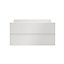 GoodHome Atomia Gloss white Slab External Drawer (H)184.5mm (W)747mm (D)390mm, Set of 2