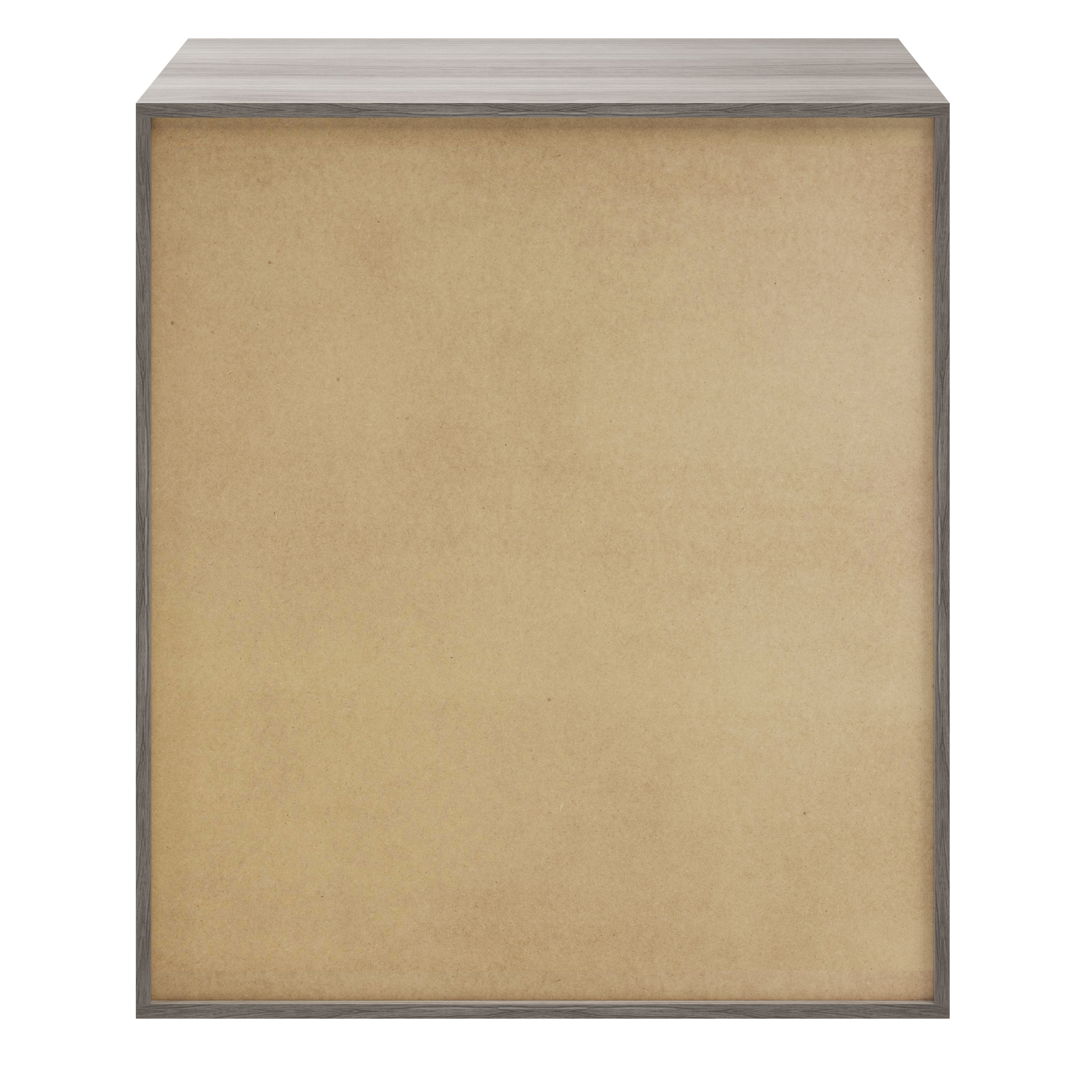 GoodHome Atomia Grey oak effect Modular furniture cabinet, (H)1125mm (W)1000mm (D)580mm