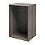 GoodHome Atomia Grey oak effect Modular furniture cabinet, (H)1125mm (W)750mm (D)580mm