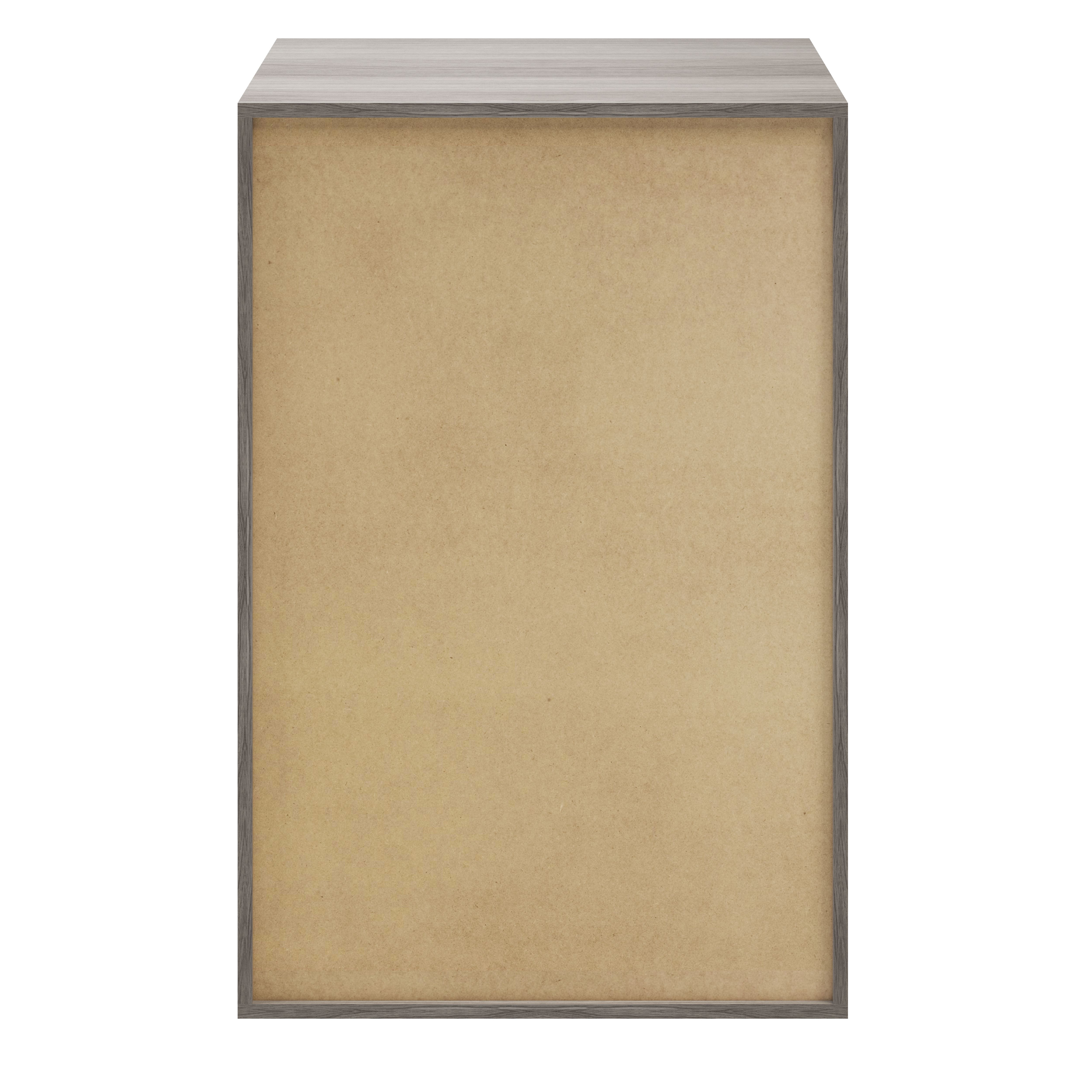 GoodHome Atomia Grey oak effect Modular furniture cabinet, (H)1125mm (W)750mm (D)580mm