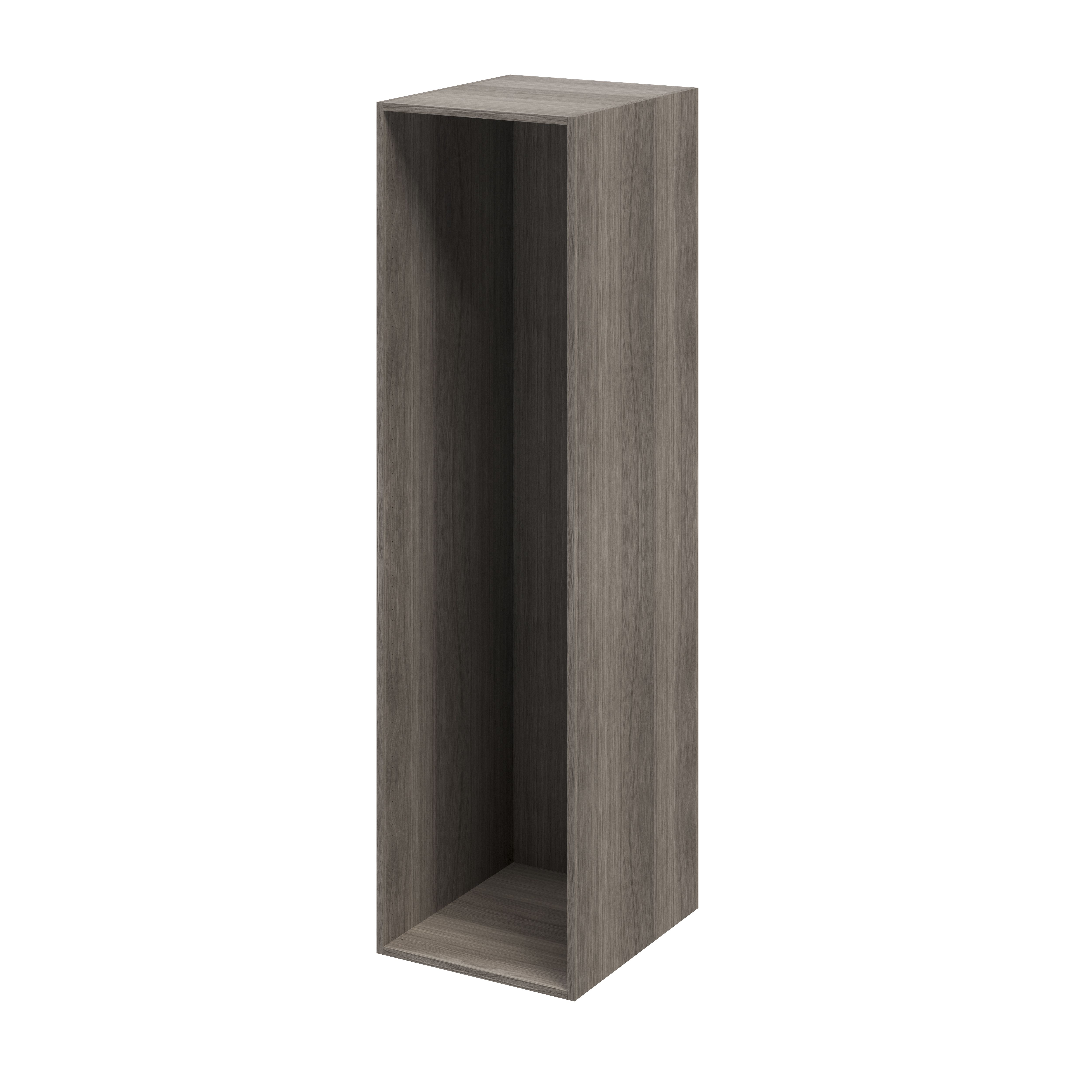GoodHome Atomia Grey oak effect Modular furniture cabinet, (H)1875mm (W)500mm (D)580mm