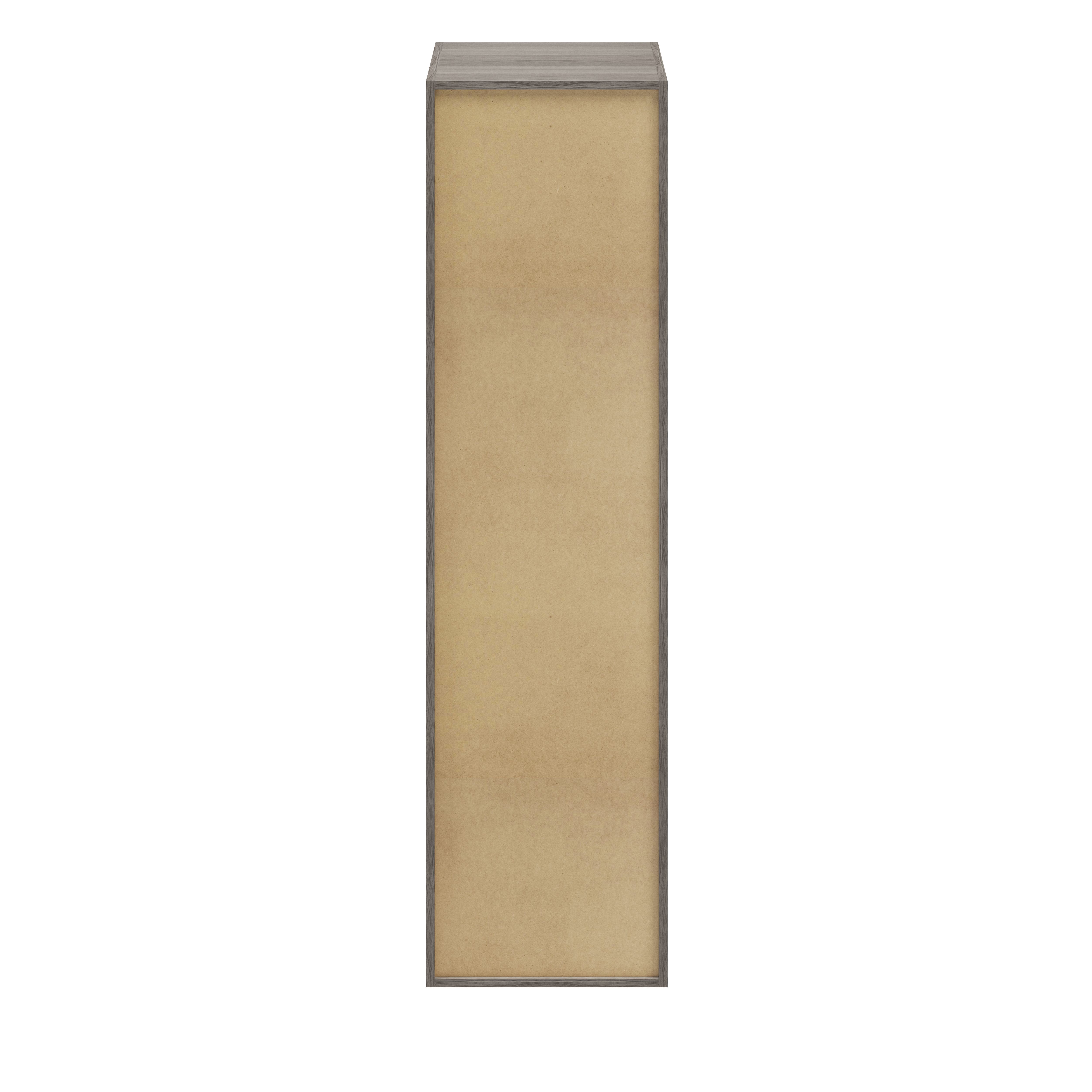 GoodHome Atomia Grey oak effect Modular furniture cabinet, (H)1875mm (W)500mm (D)580mm