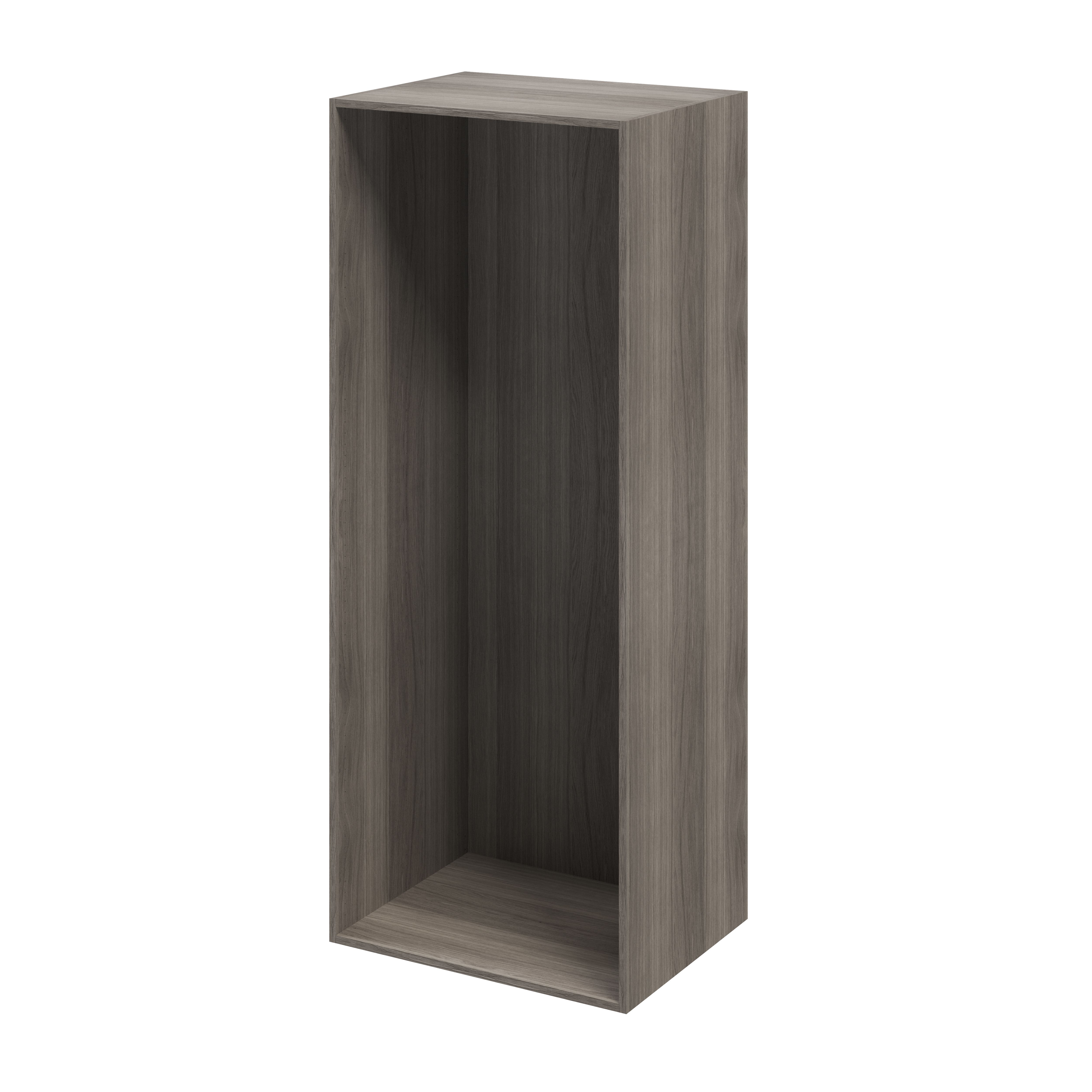 GoodHome Atomia Grey oak effect Modular furniture cabinet, (H)1875mm (W)750mm (D)580mm