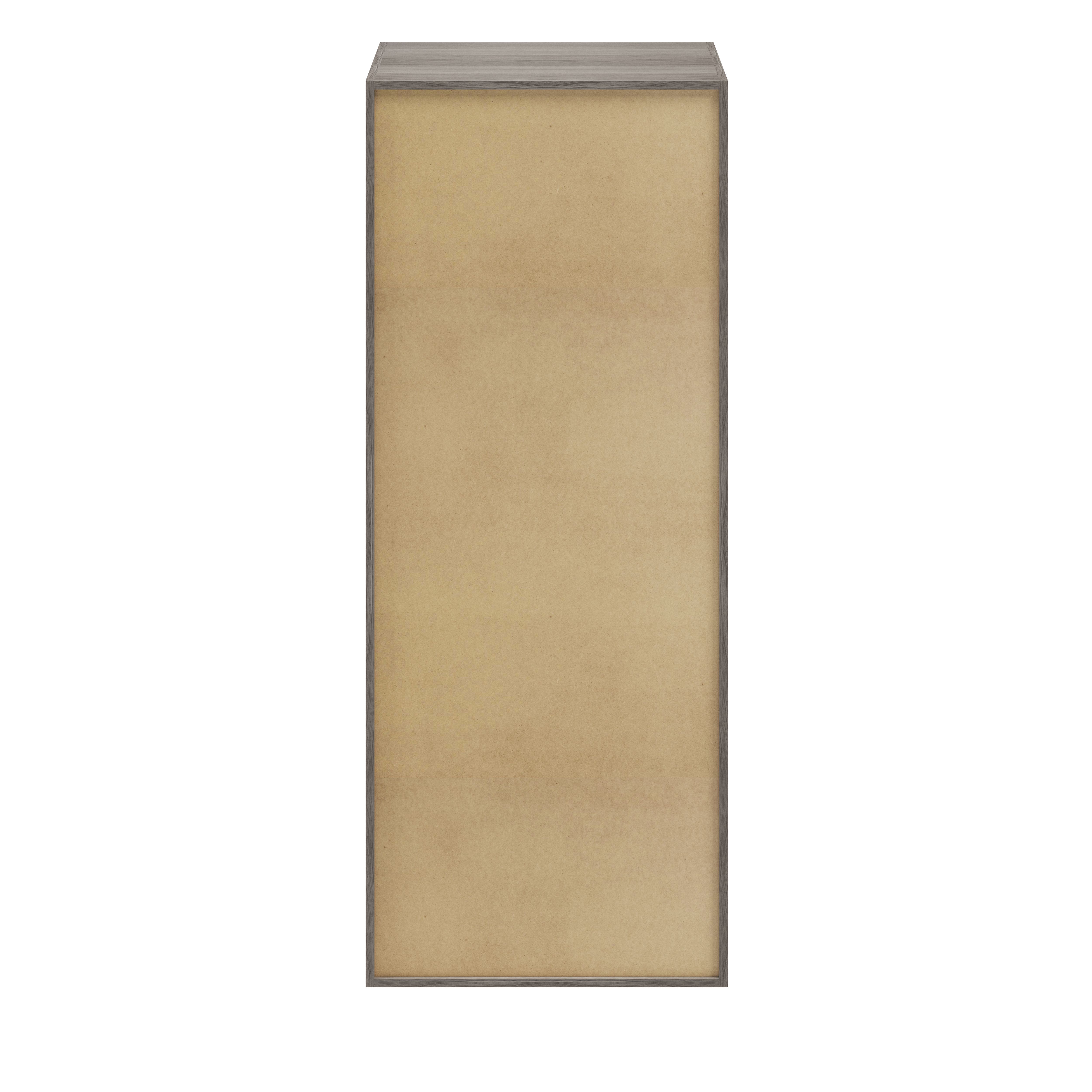 GoodHome Atomia Grey oak effect Modular furniture cabinet, (H)1875mm (W)750mm (D)580mm