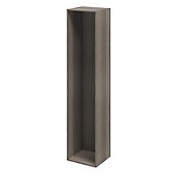 GoodHome Atomia Grey oak effect Modular furniture cabinet, (H)2250mm (W)500mm (D)450mm