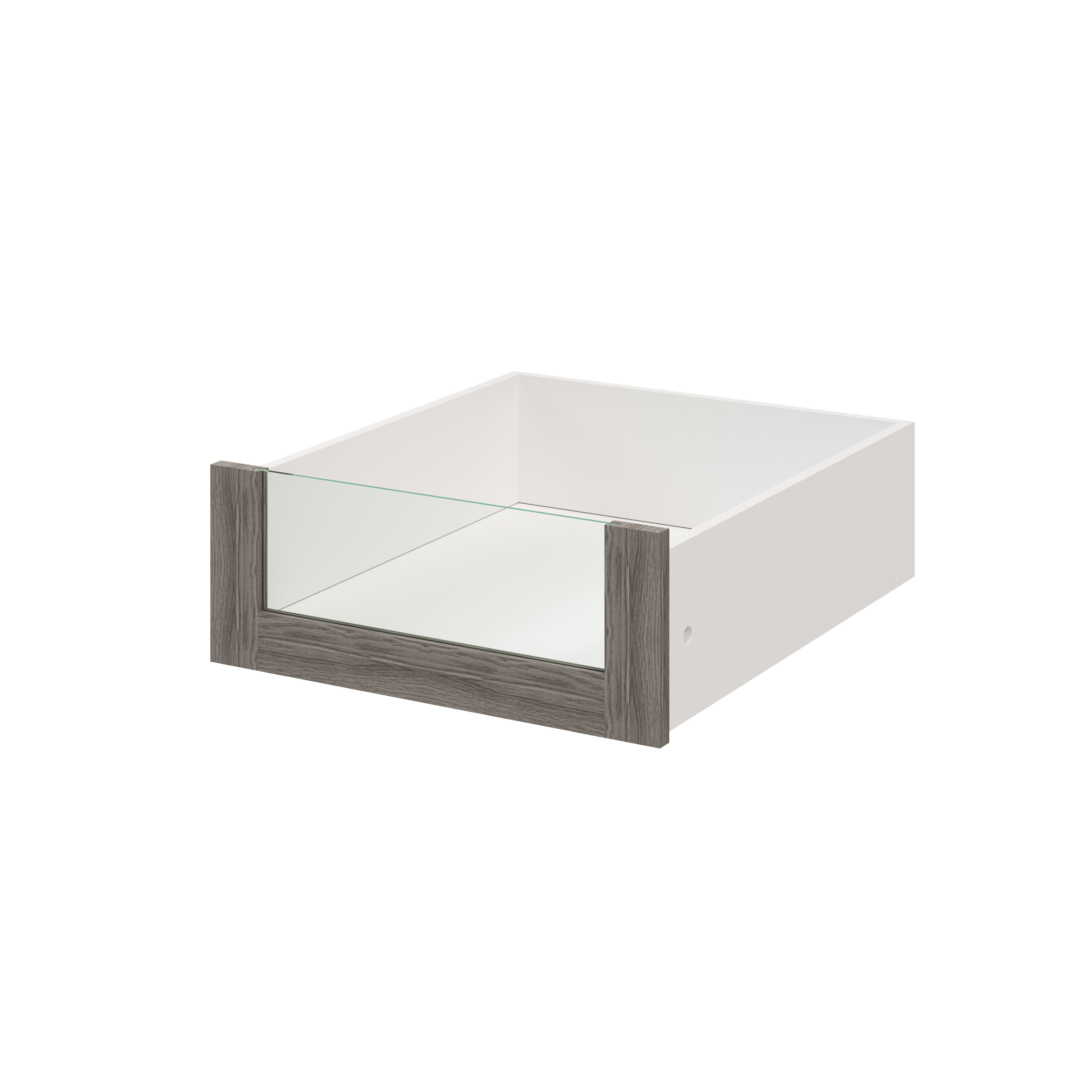 GoodHome Atomia Grey oak effect Shaker Internal Drawer (H)170mm (W)464mm (D)500mm