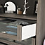GoodHome Atomia Grey oak effect Shaker Internal Drawer (H)170mm (W)464mm (D)500mm
