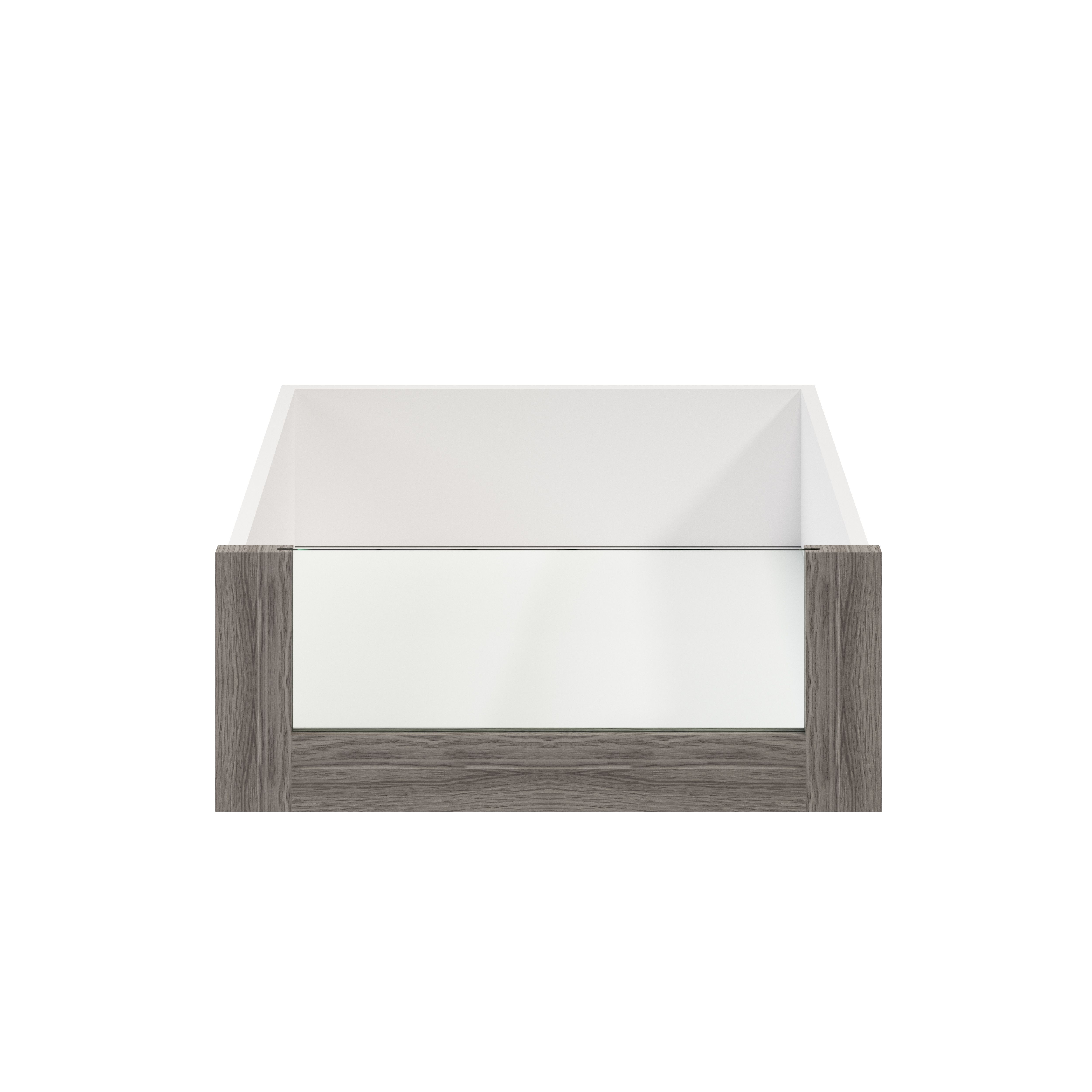 GoodHome Atomia Grey oak effect Shaker Internal Drawer (H)170mm (W)464mm (D)500mm