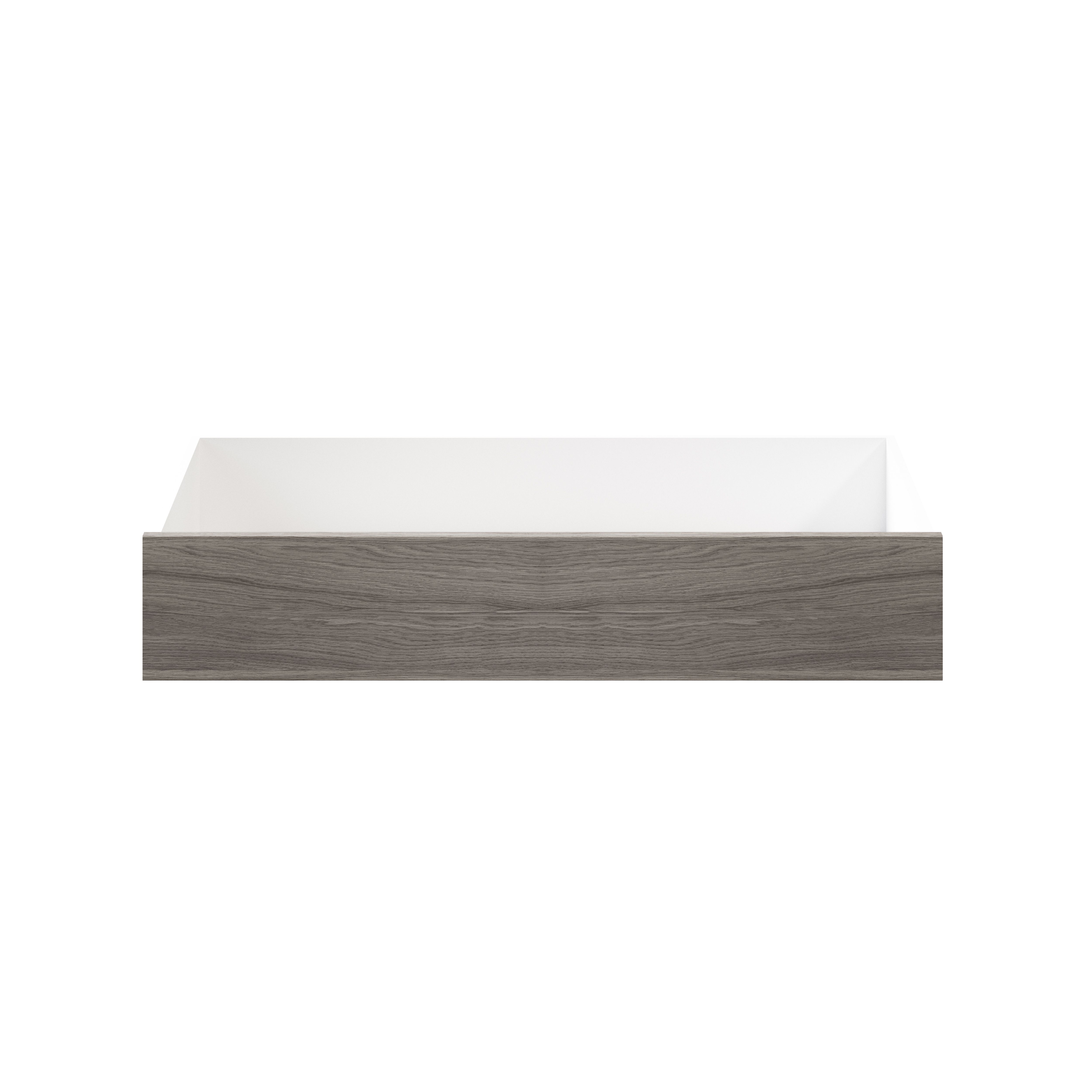 GoodHome Atomia Grey oak effect Slab Internal Drawer (H)170mm (W)937mm (D)500mm