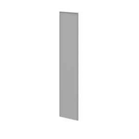 GoodHome Atomia Matt Anthracite Non-mirrored Modular furniture door, (H) 1872mm (W) 372mm