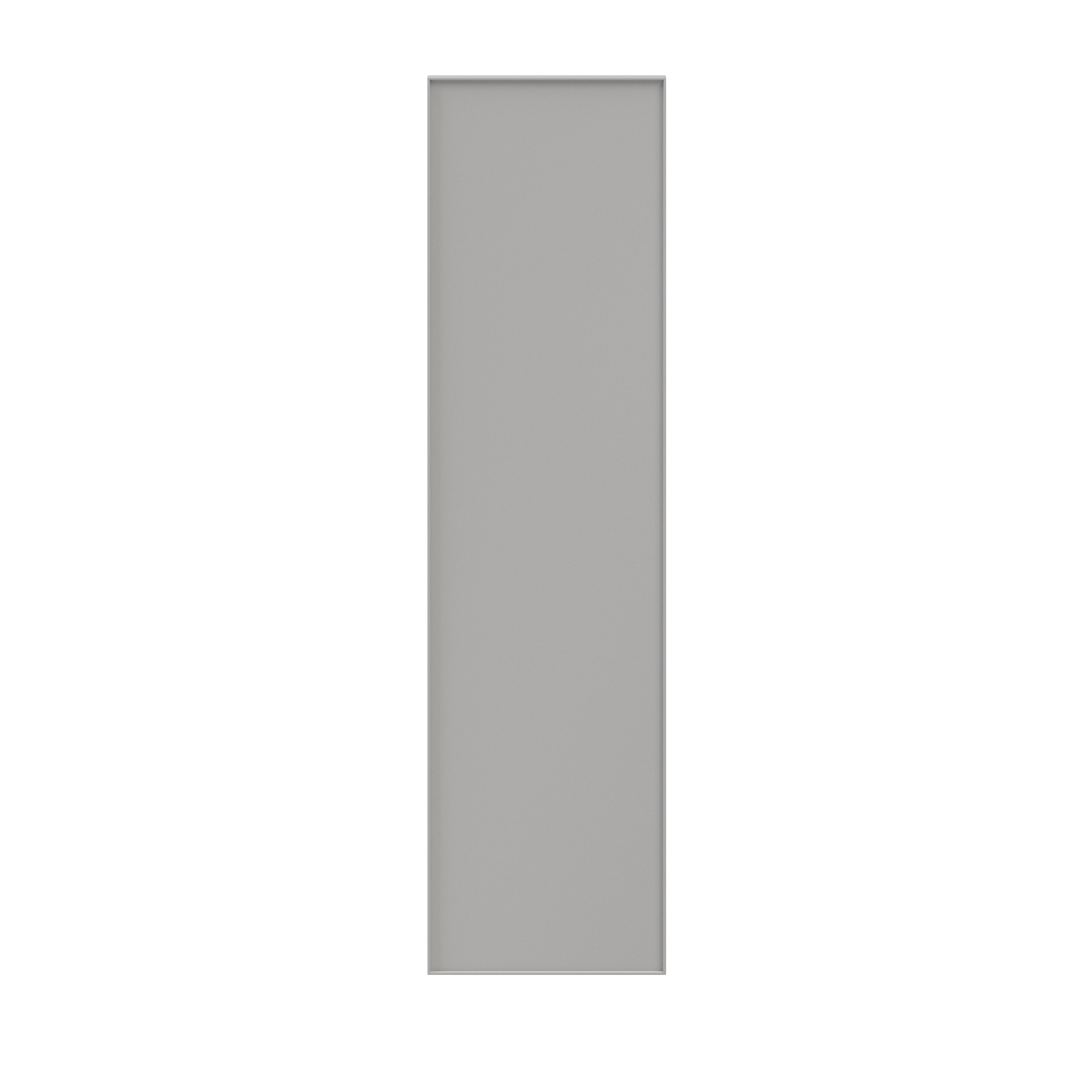 GoodHome Atomia Matt Anthracite Non-mirrored Modular furniture door, (H) 1872mm (W) 497mm