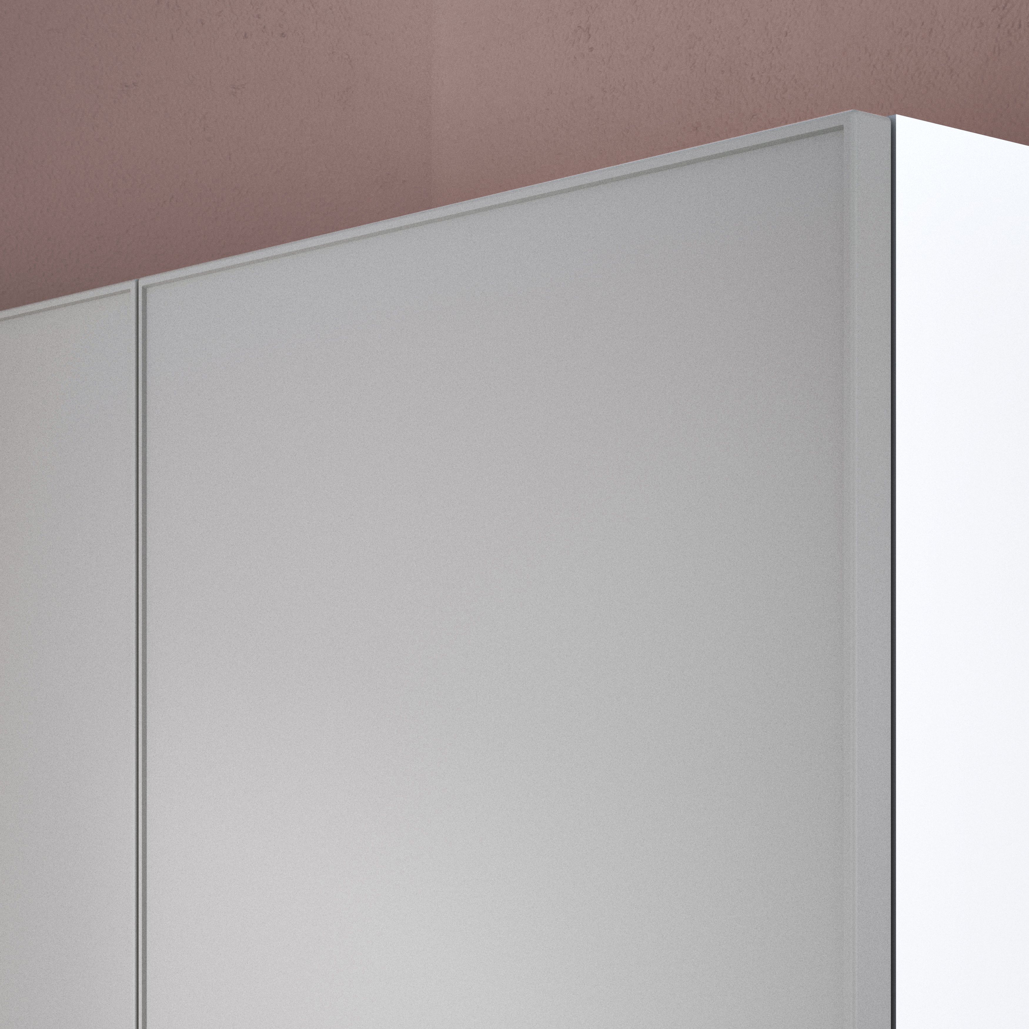 GoodHome Atomia Matt Anthracite Non-mirrored Modular furniture door, (H) 372mm (W) 497mm