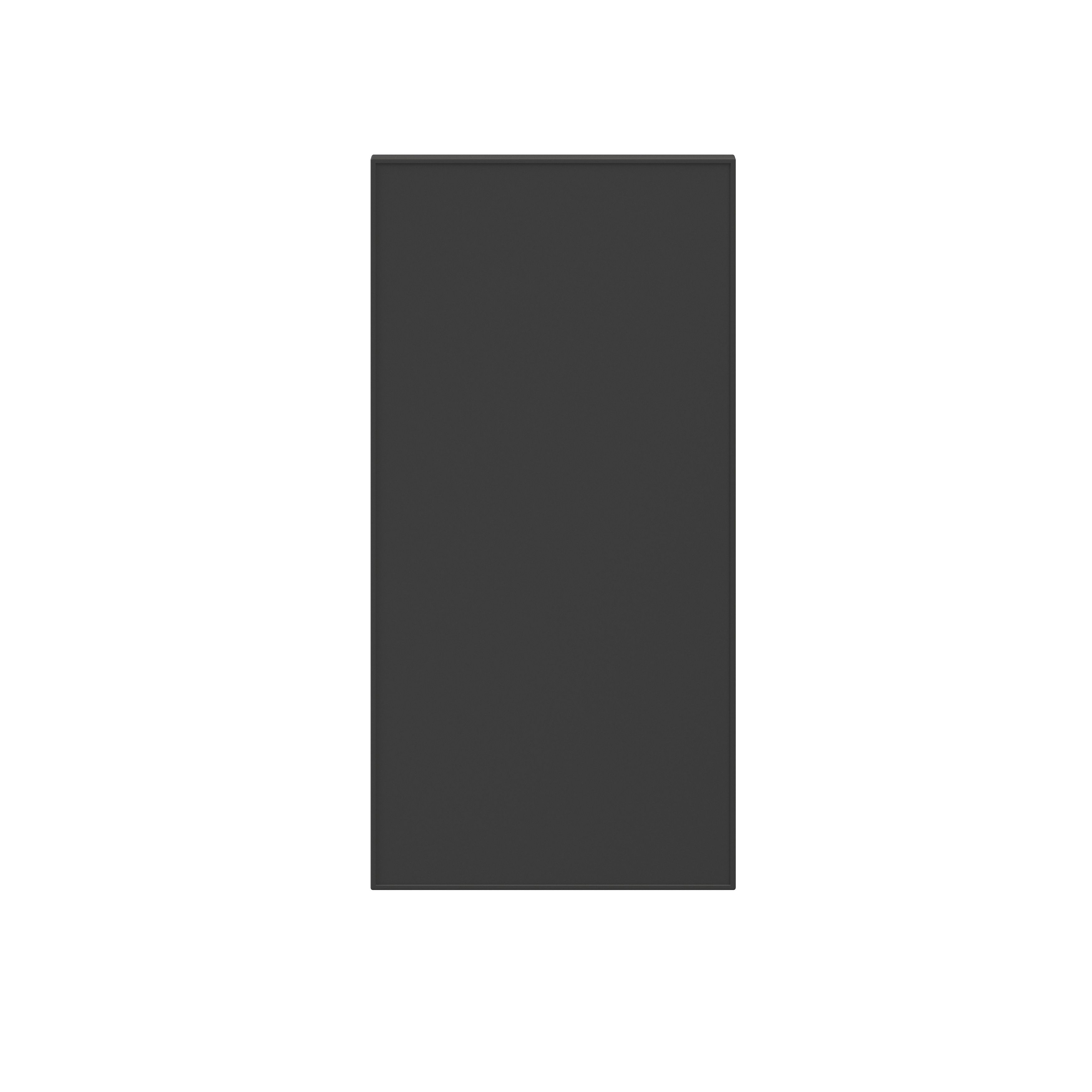 GoodHome Atomia Matt Anthracite Non-mirrored Modular furniture door, (H) 747mm (W) 372mm