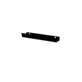 GoodHome Atomia Matt Black Doors & drawers Edge Handle (L)165mm