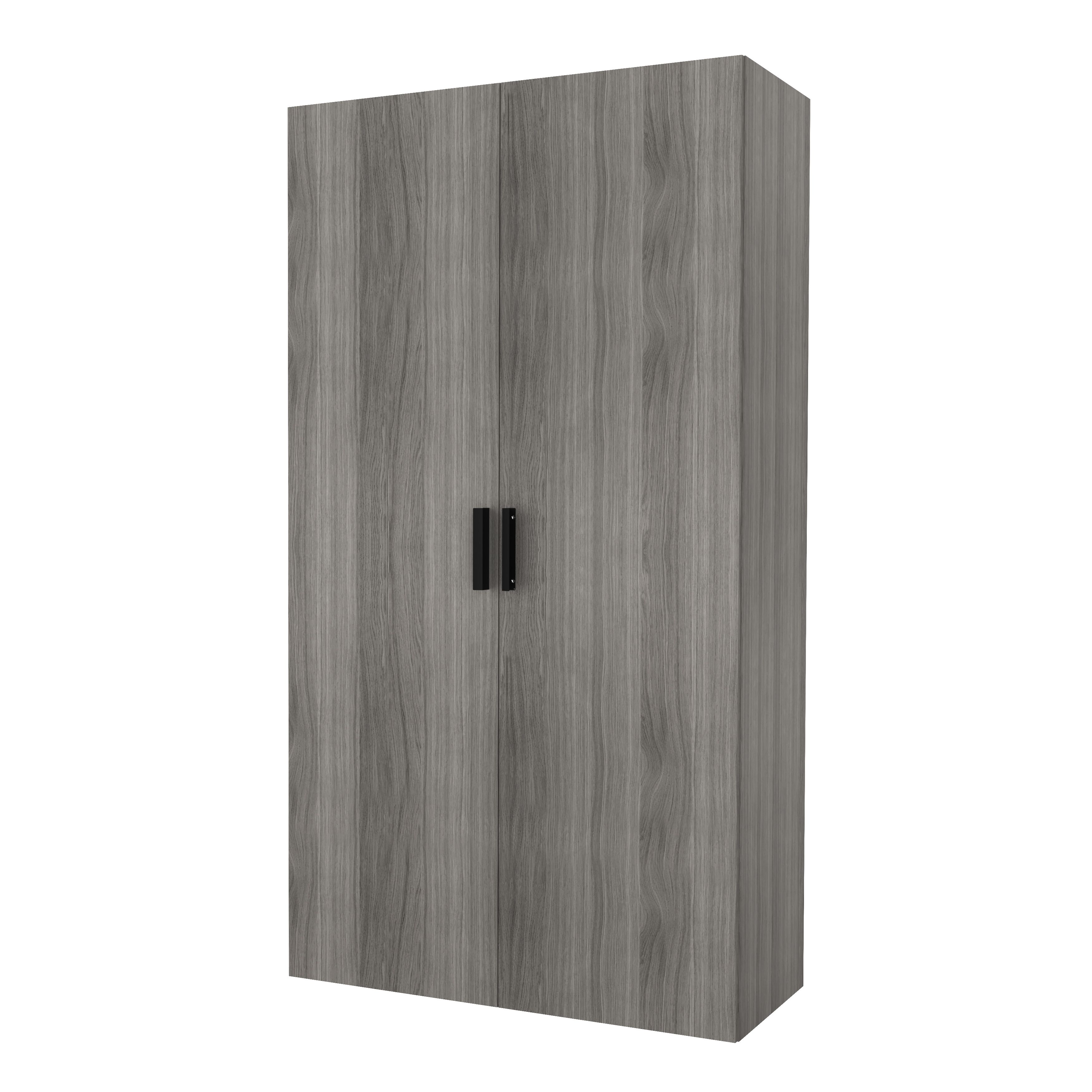 GoodHome Atomia Matt Black Doors & drawers Edge Handle (L)165mm