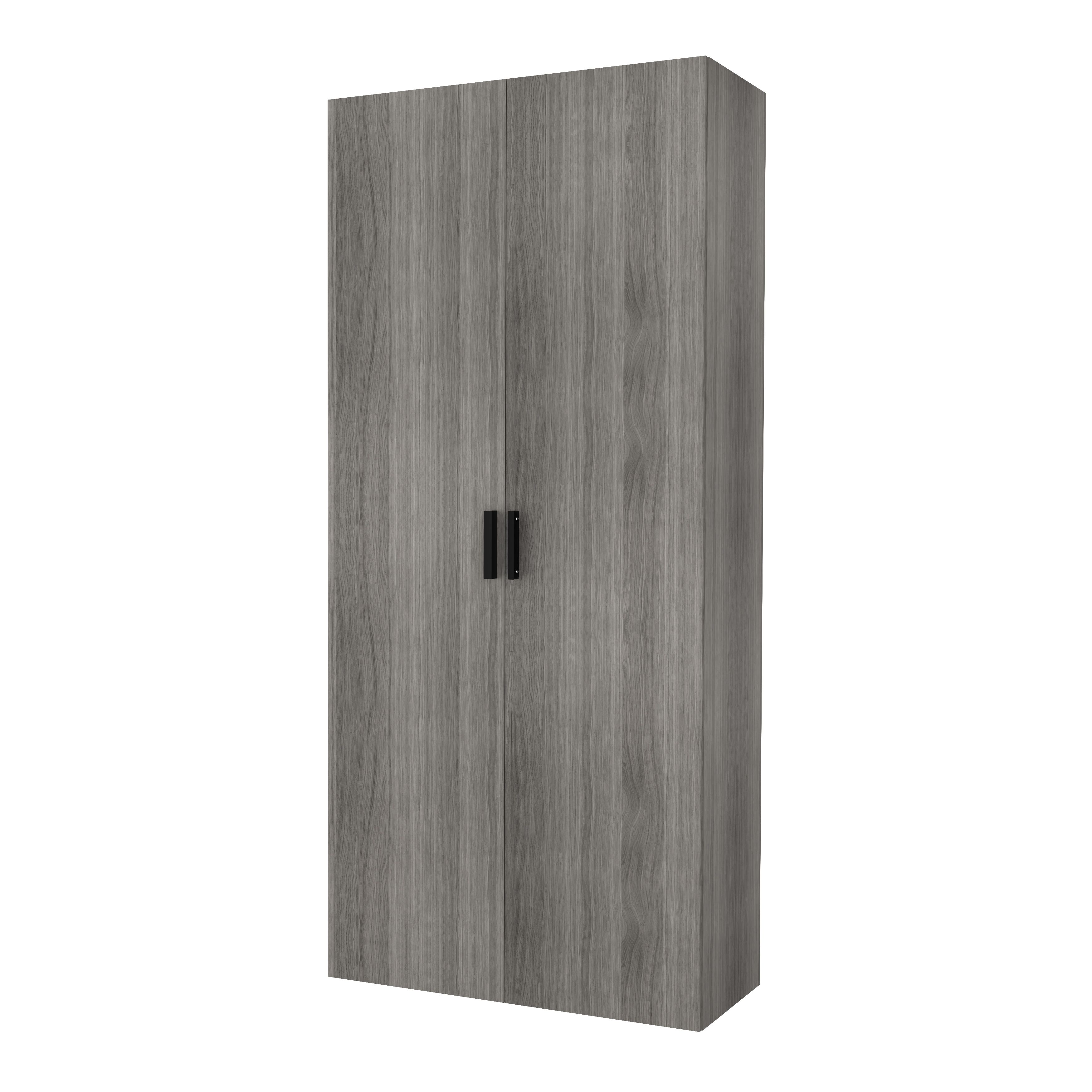 GoodHome Atomia Matt Black Doors & drawers Edge Handle (L)165mm
