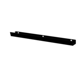 GoodHome Atomia Matt Black Doors & drawers Edge Handle (L)293mm