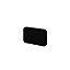 GoodHome Atomia Matt Black Doors & drawers Front Handle (L)37mm