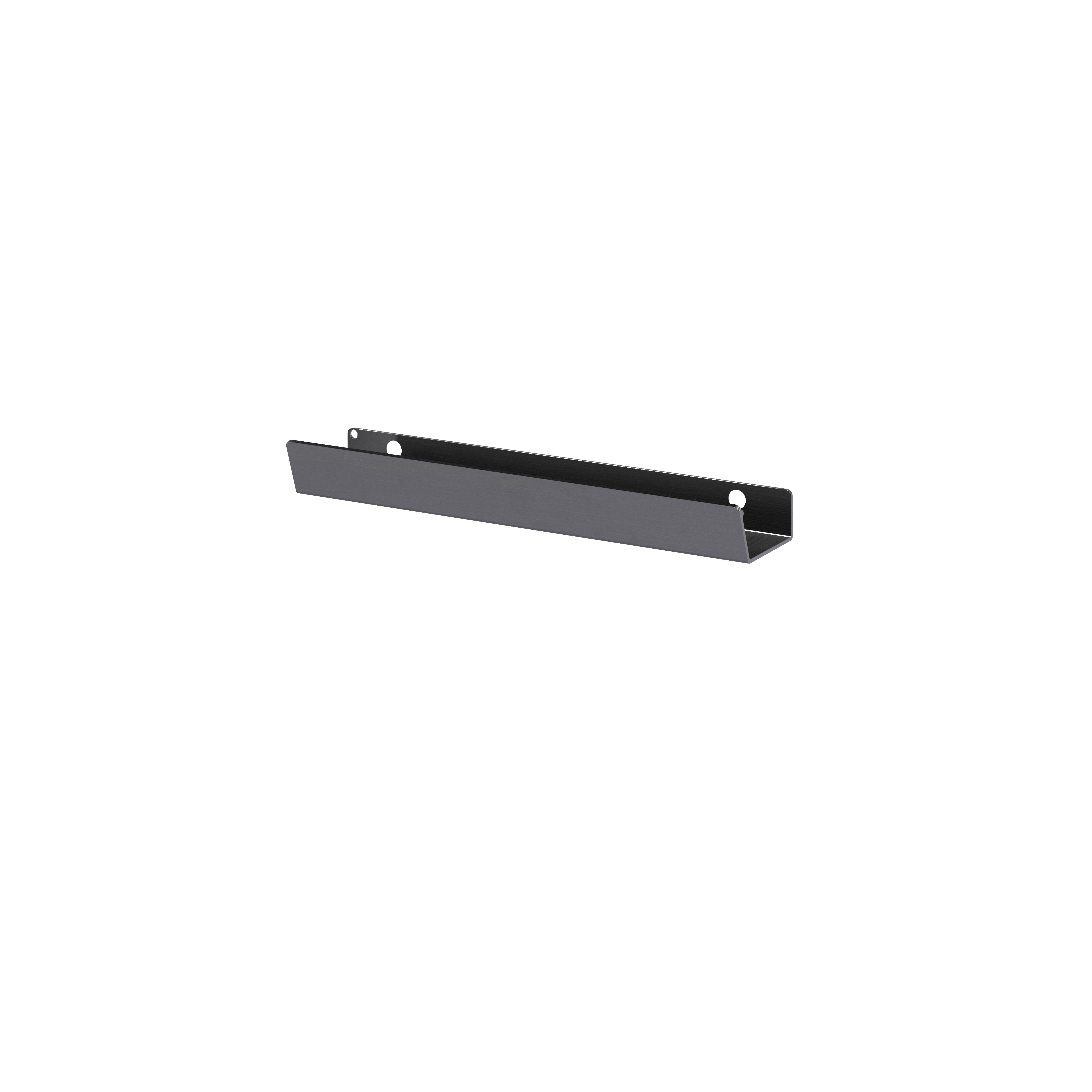 GoodHome Atomia Matt Grey Doors & drawers Edge Handle (L)165mm