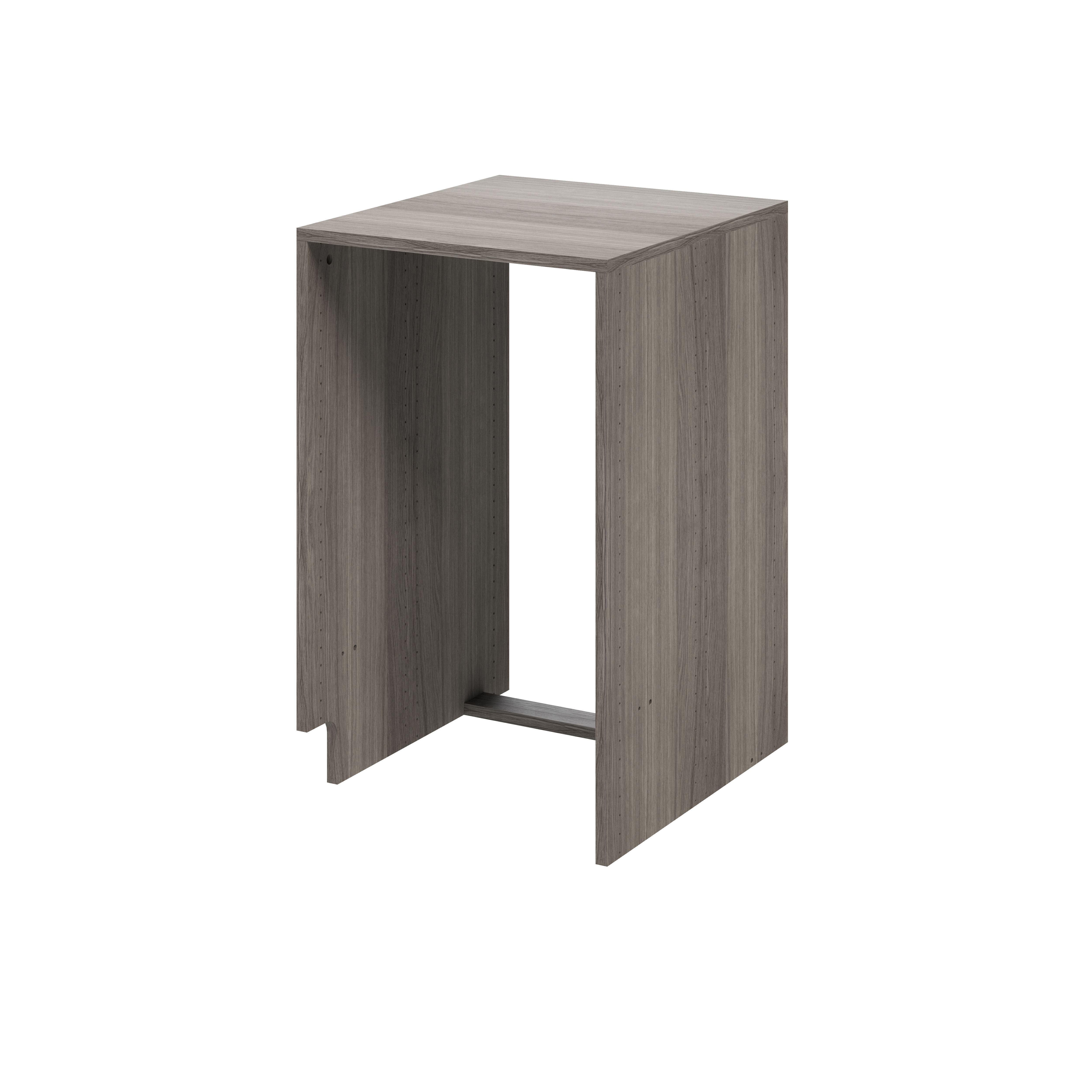 GoodHome Atomia Matt Grey oak effect Divider, (H)807mm (W)500mm (D)562mm