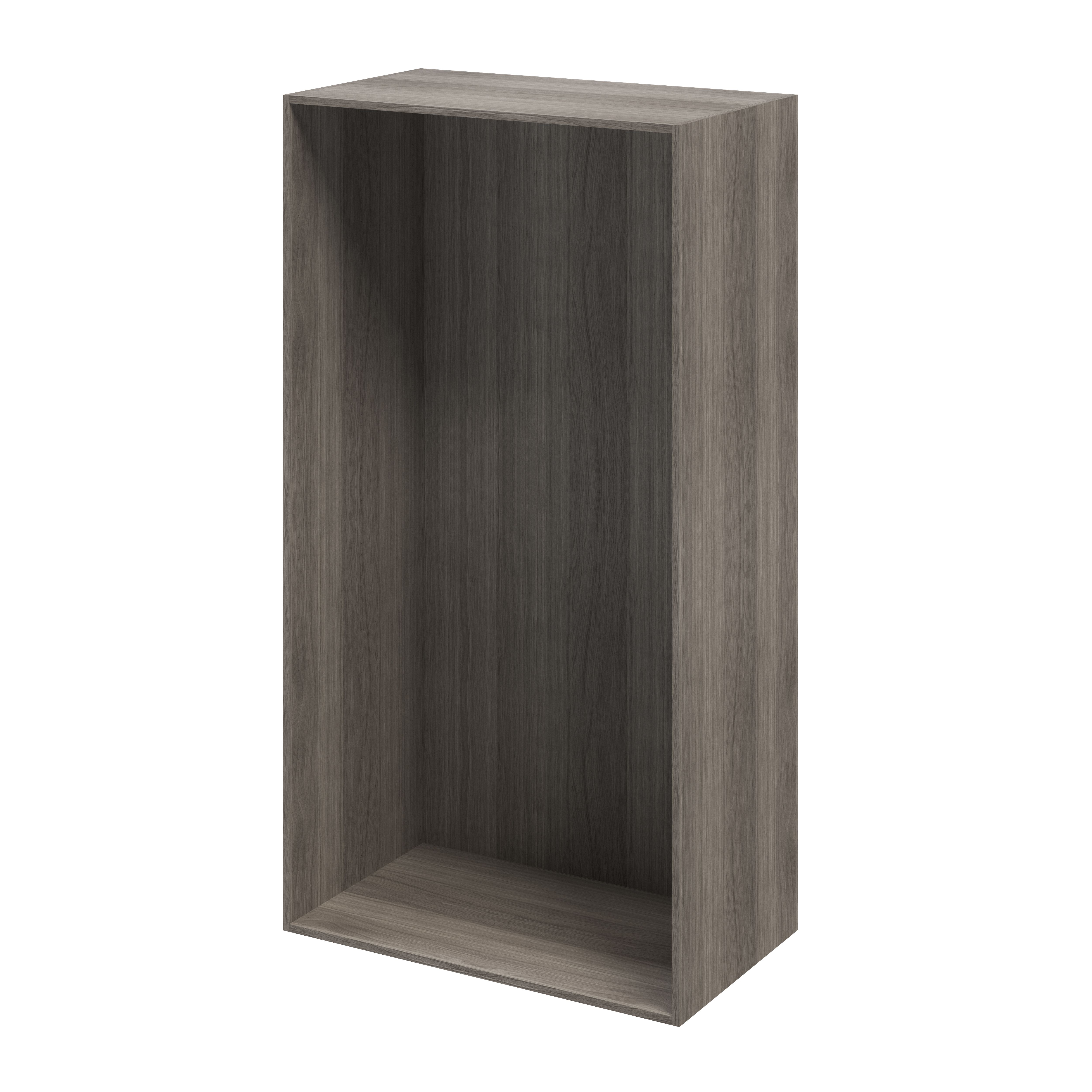 GoodHome Atomia Matt Grey oak effect Modular furniture cabinet, (H ...