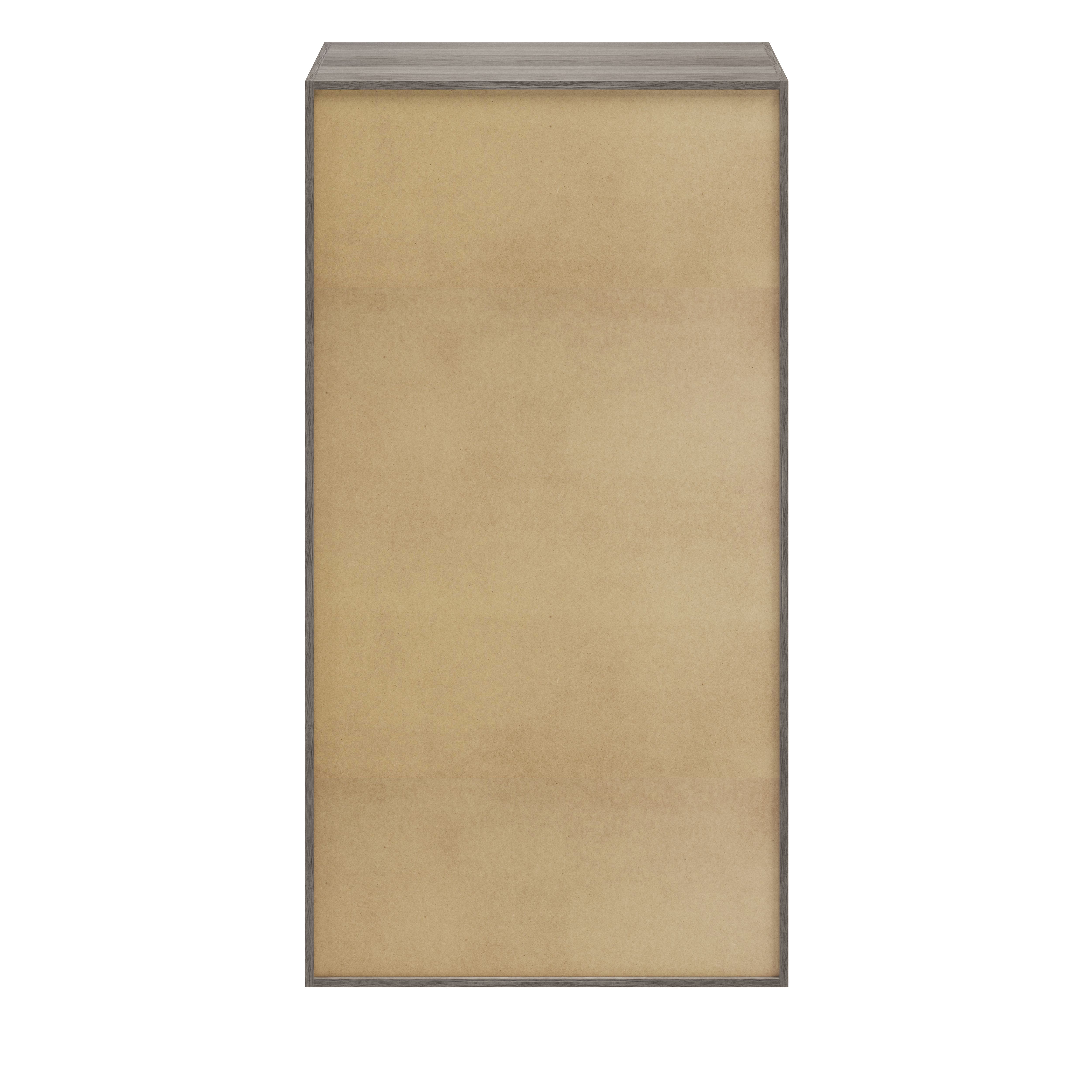 GoodHome Atomia Matt Grey oak effect Modular furniture cabinet, (H)1875mm (W)1000mm (D)580mm