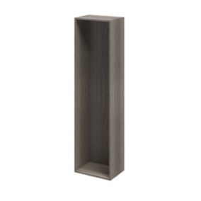 GoodHome Atomia Matt Grey oak effect Modular furniture cabinet, (H)1875mm (W)500mm (D)350mm