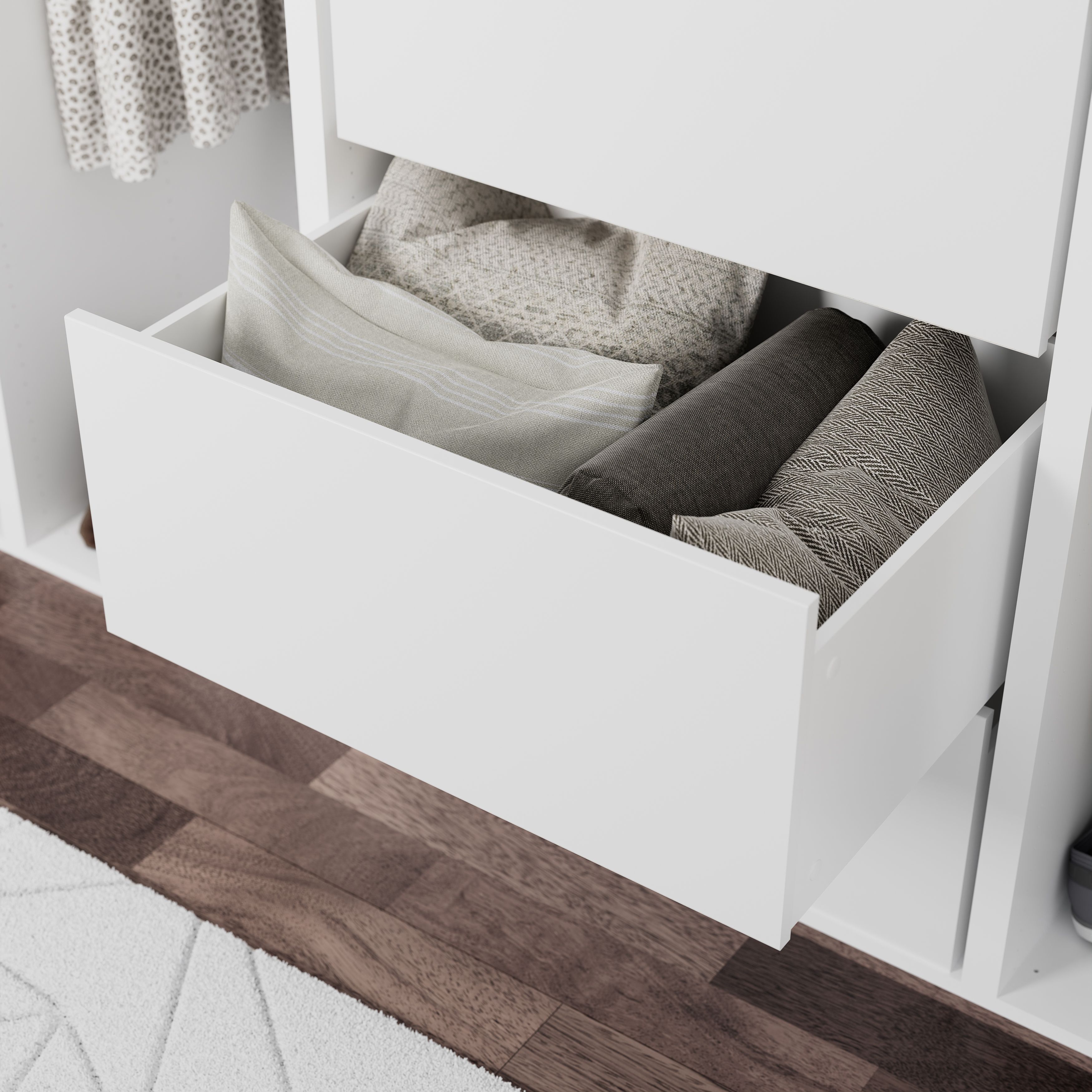 GoodHome Atomia Matt Grey oak effect Modular furniture cabinet, (H)2250mm (W)750mm (D)580mm