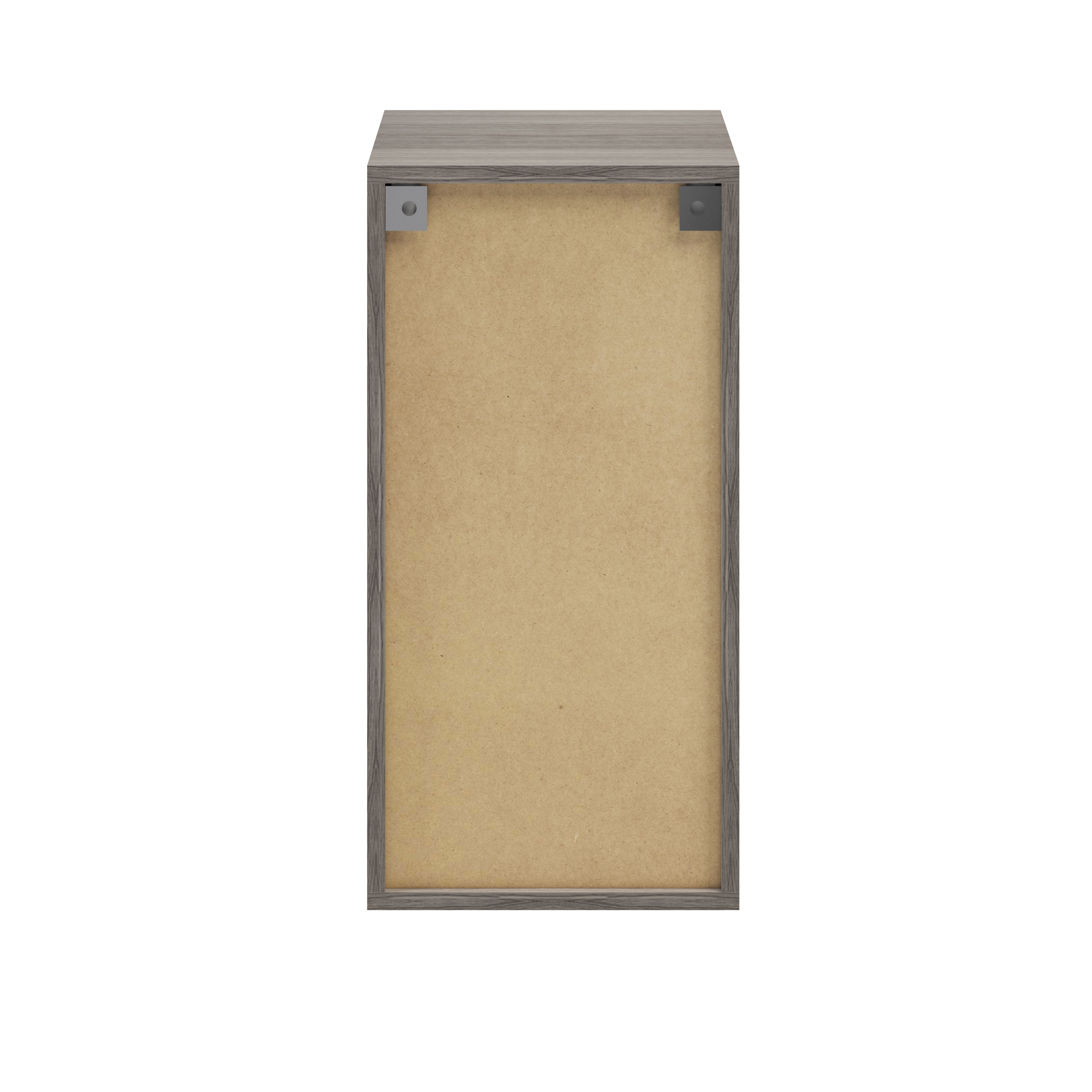 GoodHome Atomia Matt Grey oak effect Modular furniture cabinet, (H)750mm (W)375mm (D)350mm