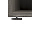 GoodHome Atomia Matt Grey oak effect Modular furniture cabinet, (H)750mm (W)375mm (D)450mm