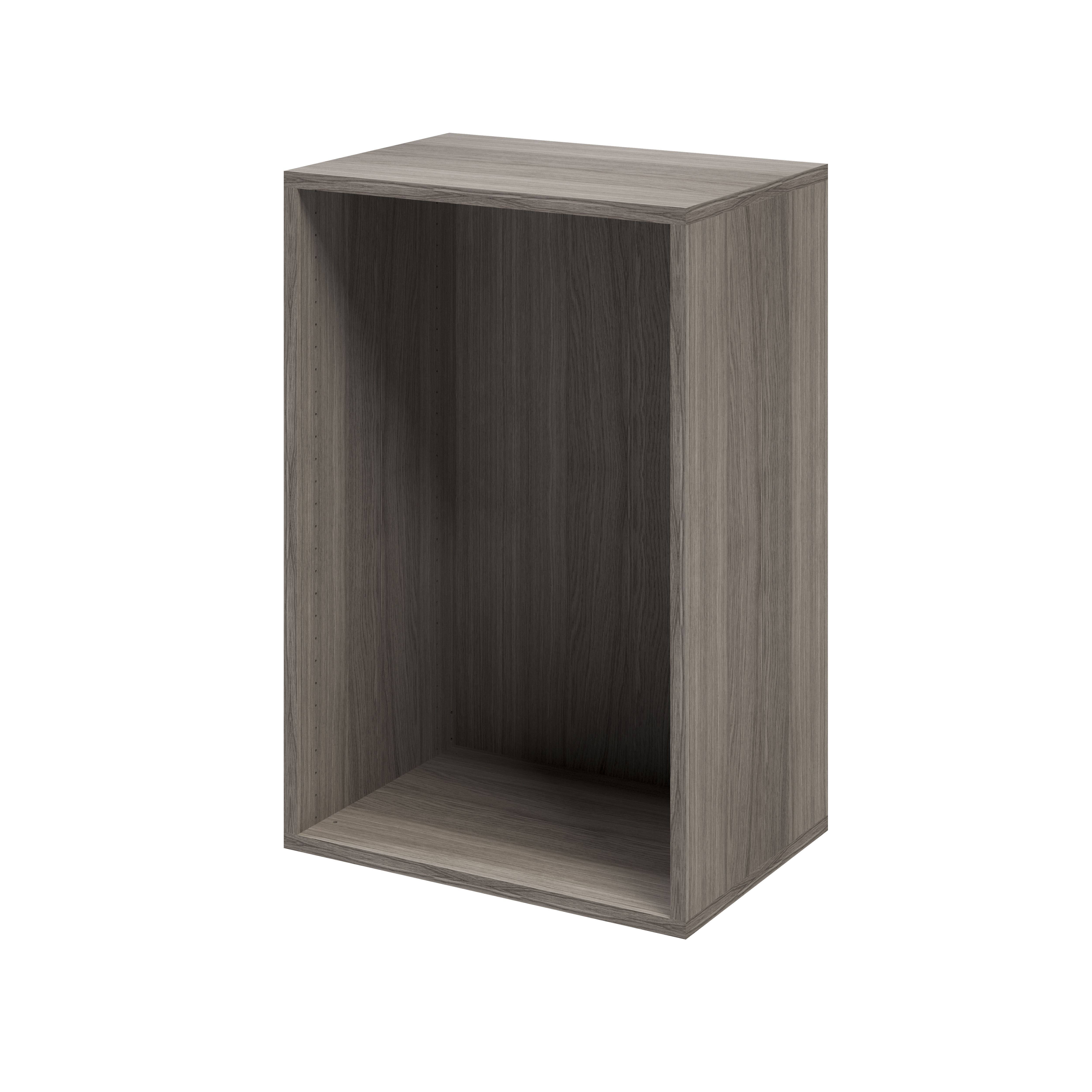 GoodHome Atomia Matt Grey oak effect Modular furniture cabinet, (H)750mm (W)500mm (D)350mm