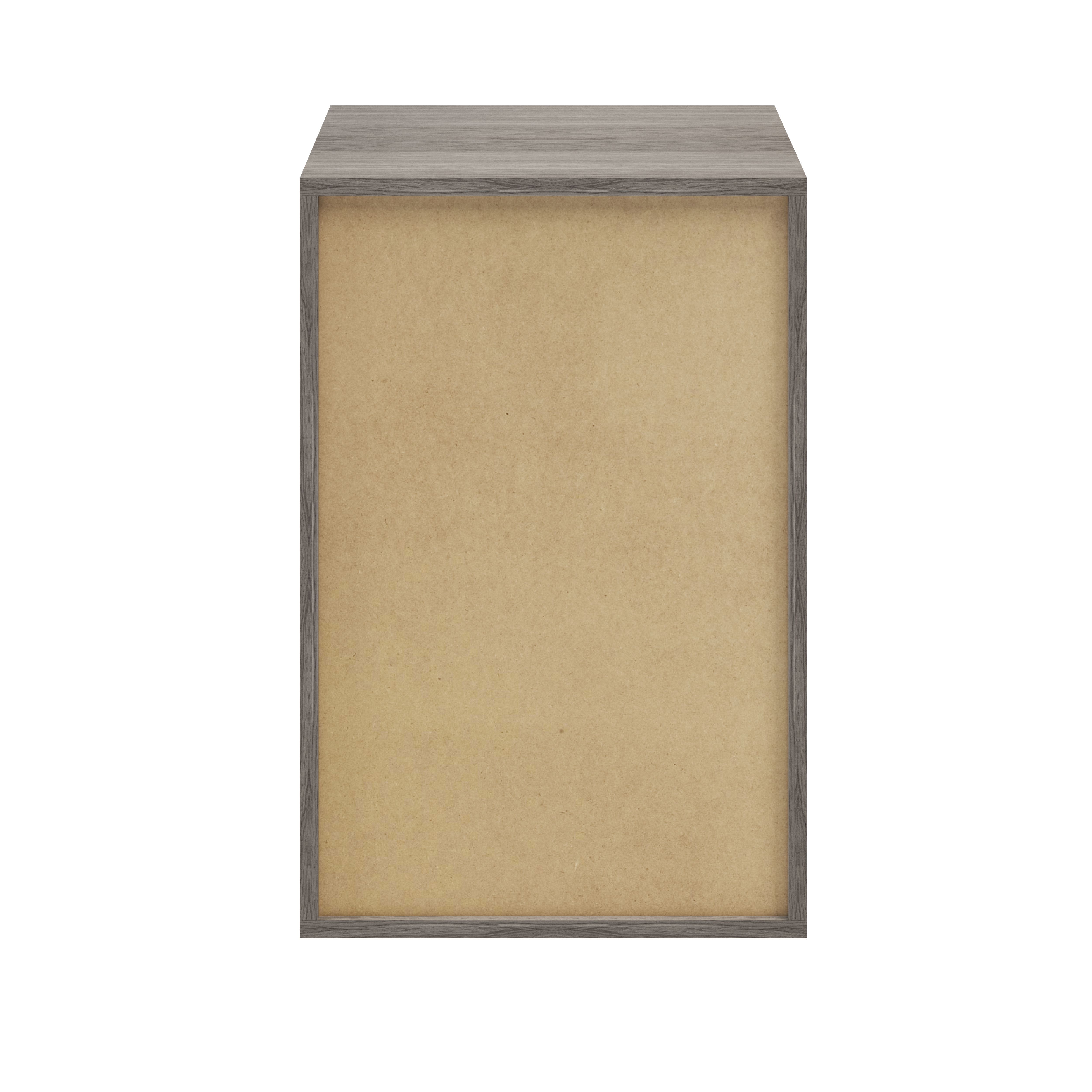 GoodHome Atomia Matt Grey oak effect Modular furniture cabinet, (H)750mm (W)500mm (D)450mm