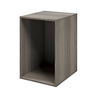 GoodHome Atomia Matt Grey oak effect Modular furniture cabinet, (H)750mm (W)500mm (D)580mm
