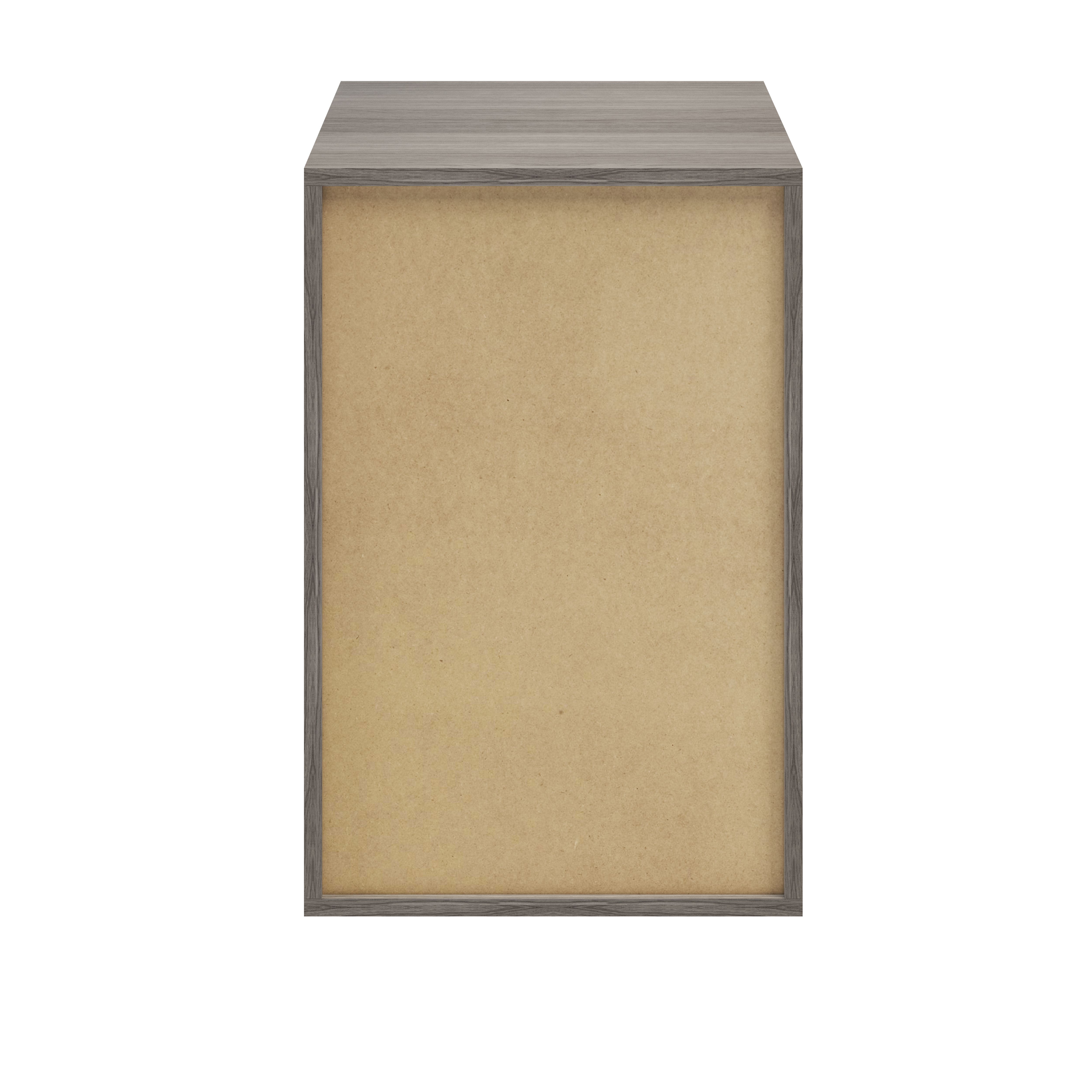 GoodHome Atomia Matt Grey oak effect Modular furniture cabinet, (H)750mm (W)500mm (D)580mm