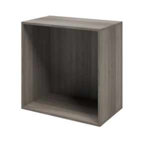 GoodHome Atomia Matt Grey oak effect Modular furniture cabinet, (H)750mm (W)750mm (D)450mm