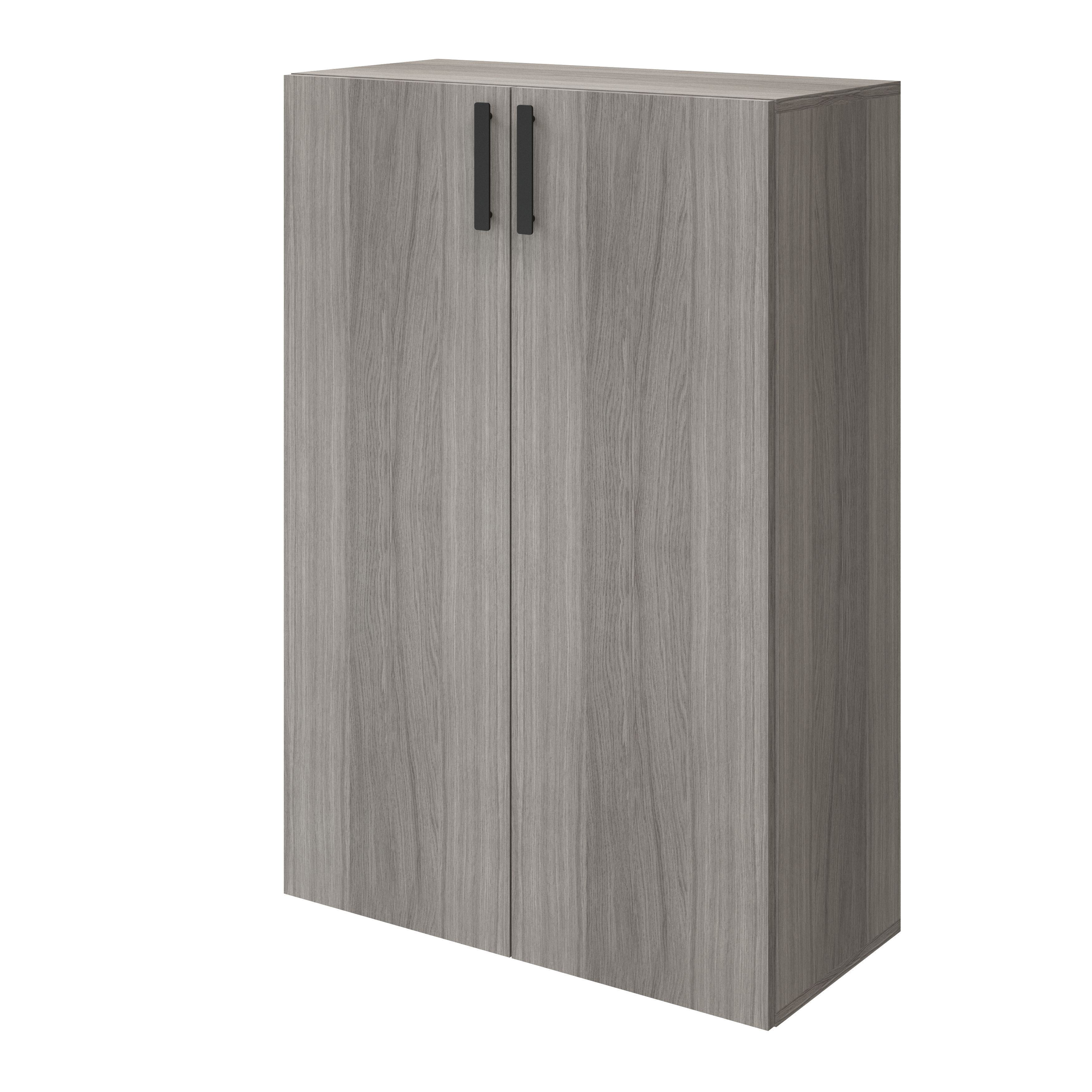GoodHome Atomia Matt Grey oak effect Non-mirrored Modular furniture door, (H) 1122mm (W) 372mm
