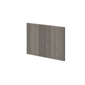 GoodHome Atomia Matt Grey oak effect Non-mirrored Modular furniture door, (H) 372mm (W) 497mm