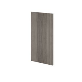 GoodHome Atomia Matt Grey oak effect Non-mirrored Modular furniture door, (H) 747mm (W) 372mm