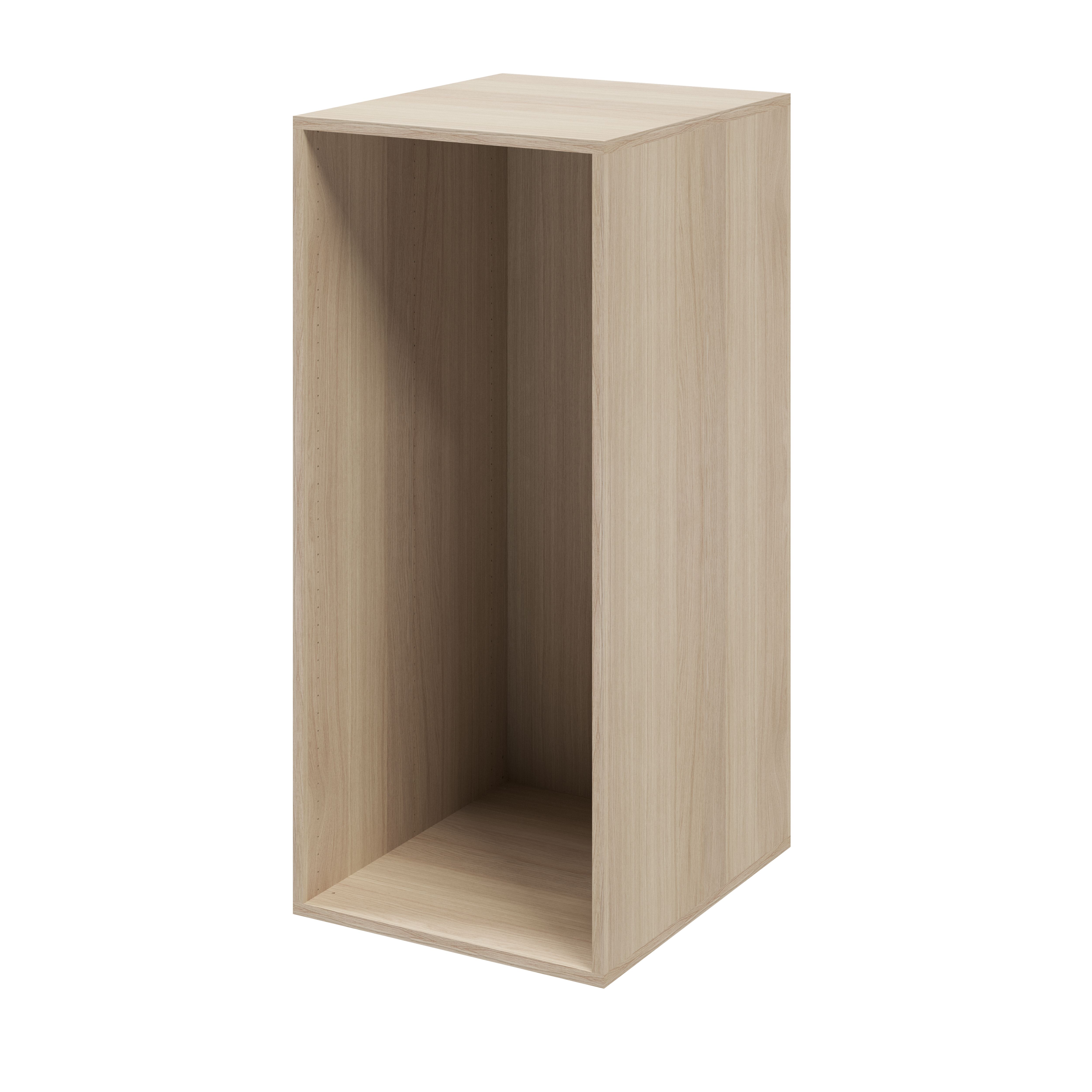 GoodHome Atomia Matt Oak effect Modular furniture cabinet, (H)1125mm (W)500mm (D)580mm
