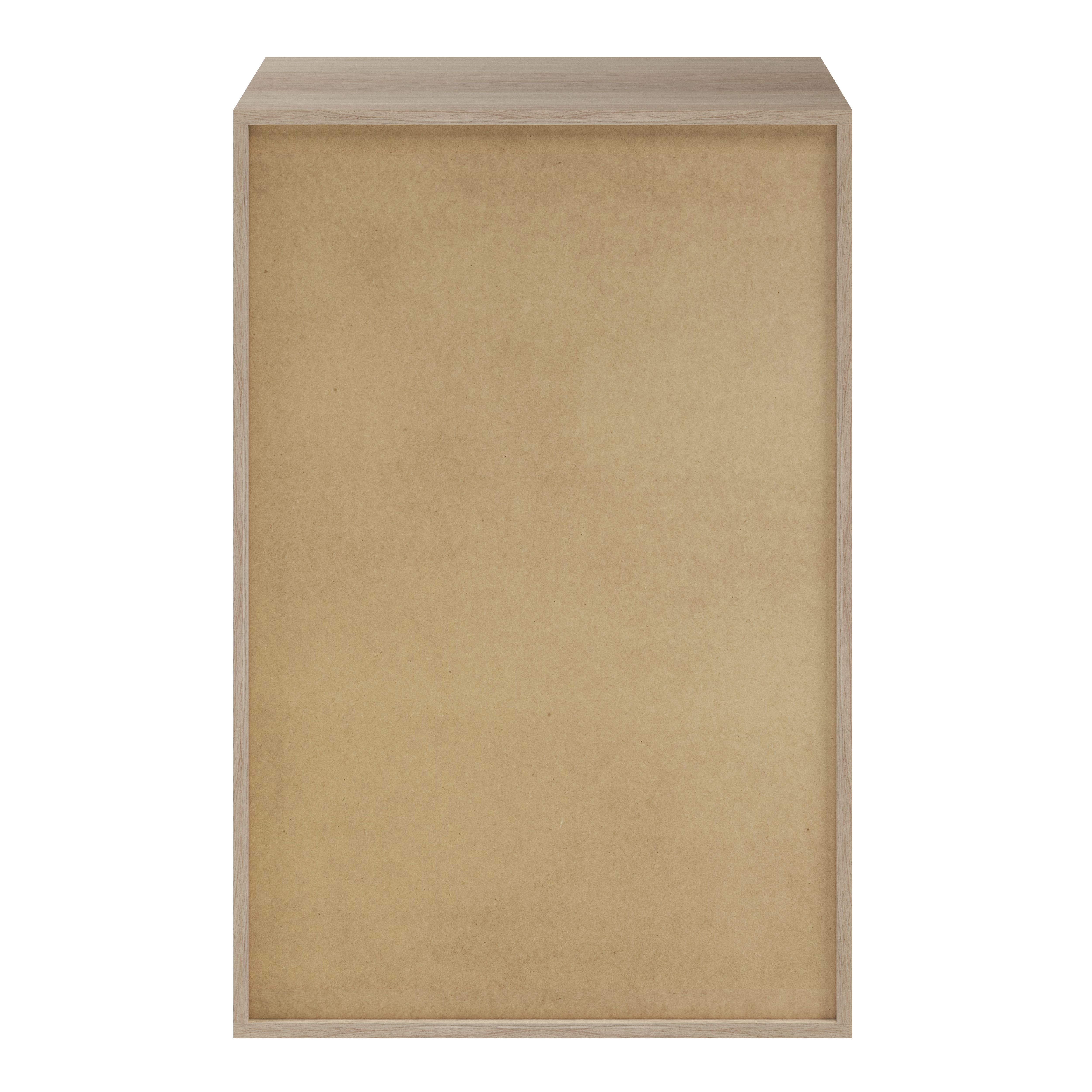 GoodHome Atomia Matt Oak effect Modular furniture cabinet, (H)1125mm (W)750mm (D)450mm