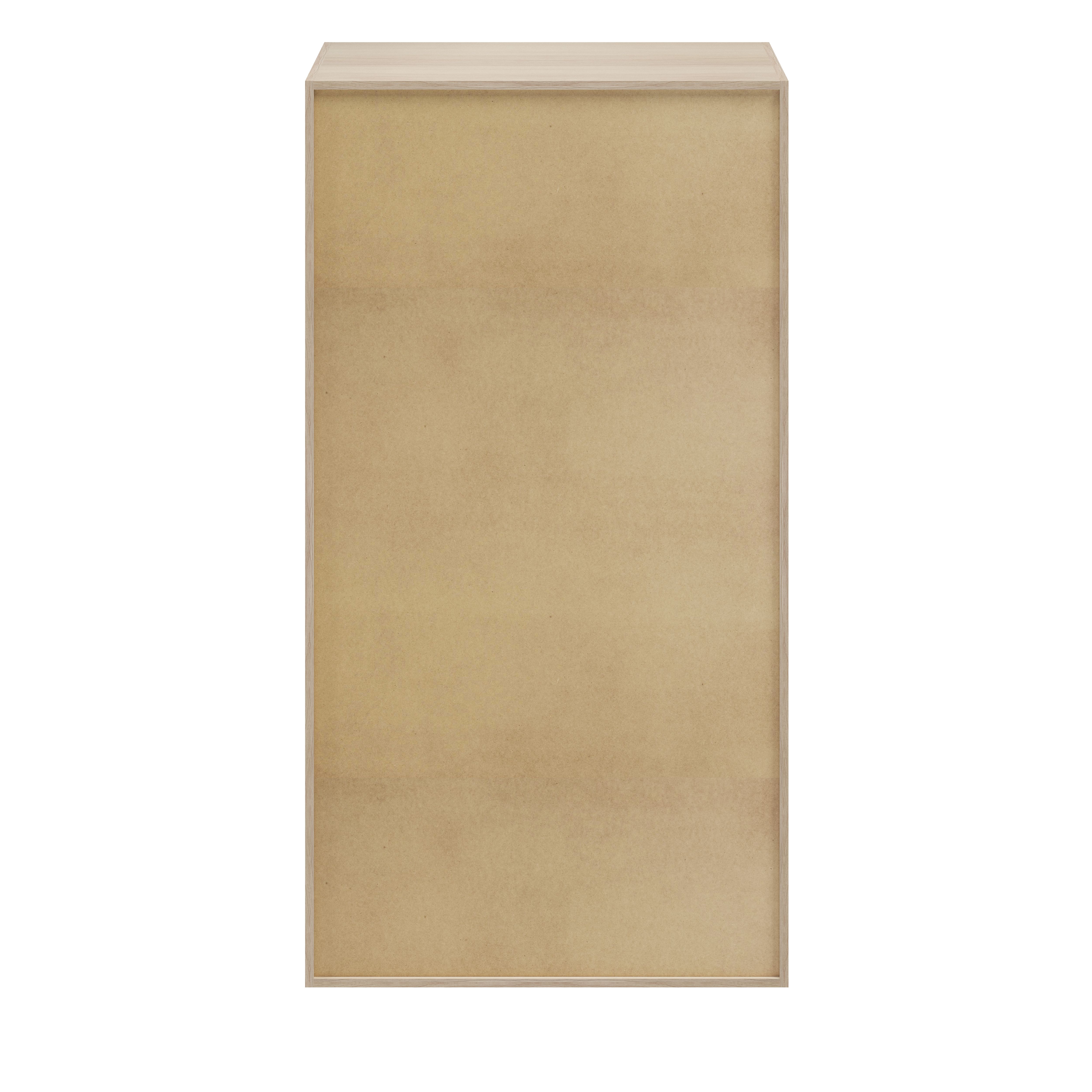 GoodHome Atomia Matt Oak effect Modular furniture cabinet, (H)1875mm (W)1000mm (D)580mm