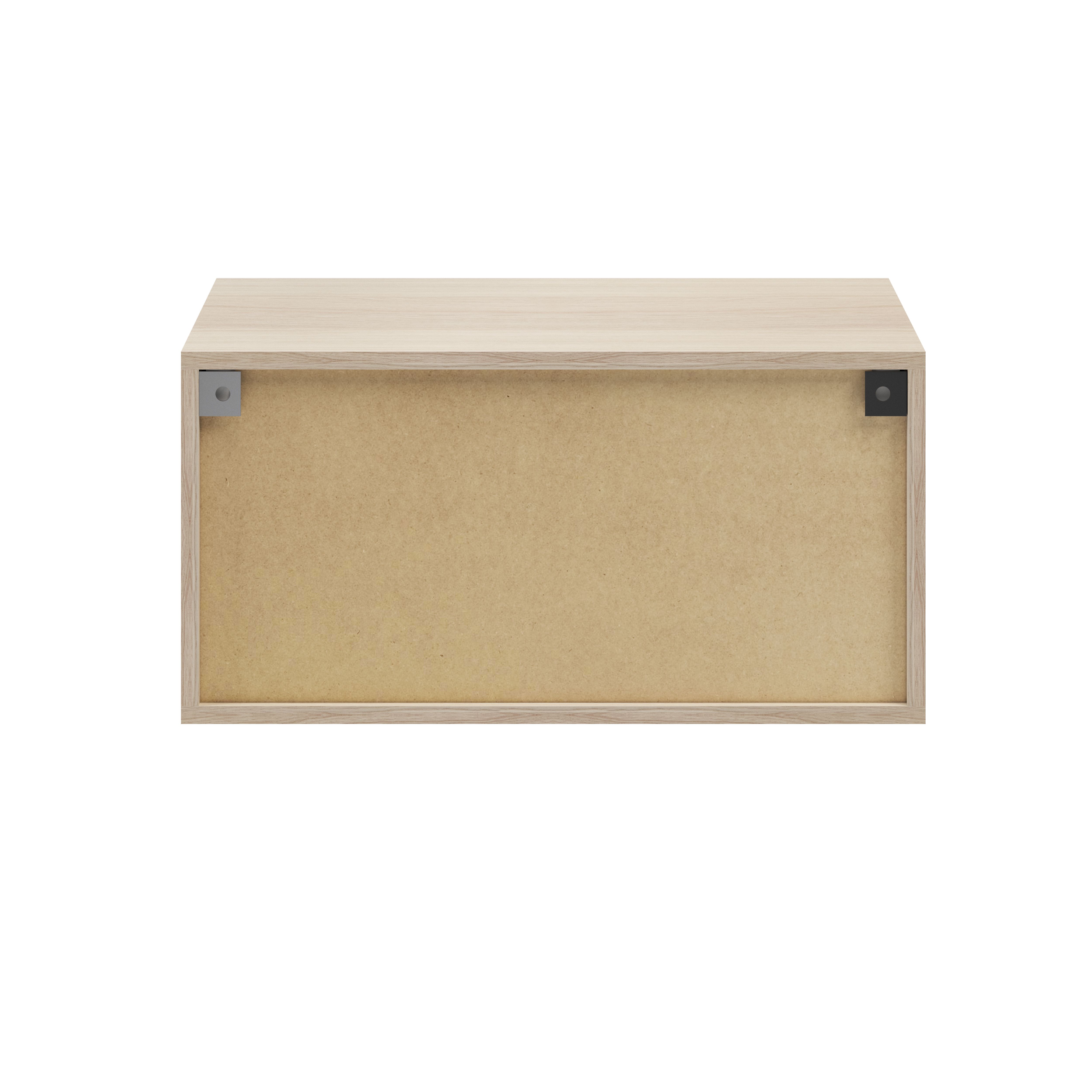 GoodHome Atomia Matt Oak effect Modular furniture cabinet, (H)375mm (W)750mm (D)350mm